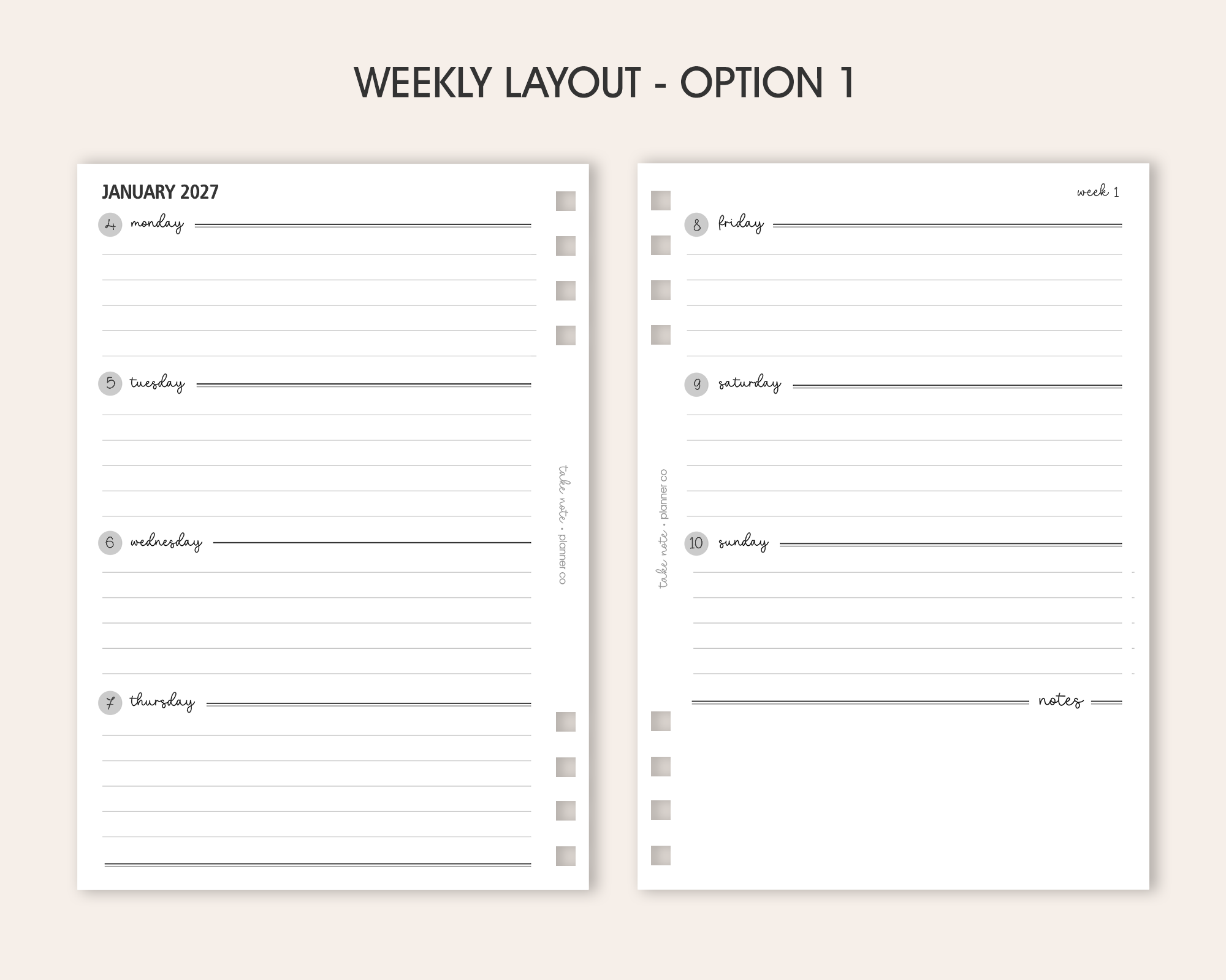 Weekly Planner