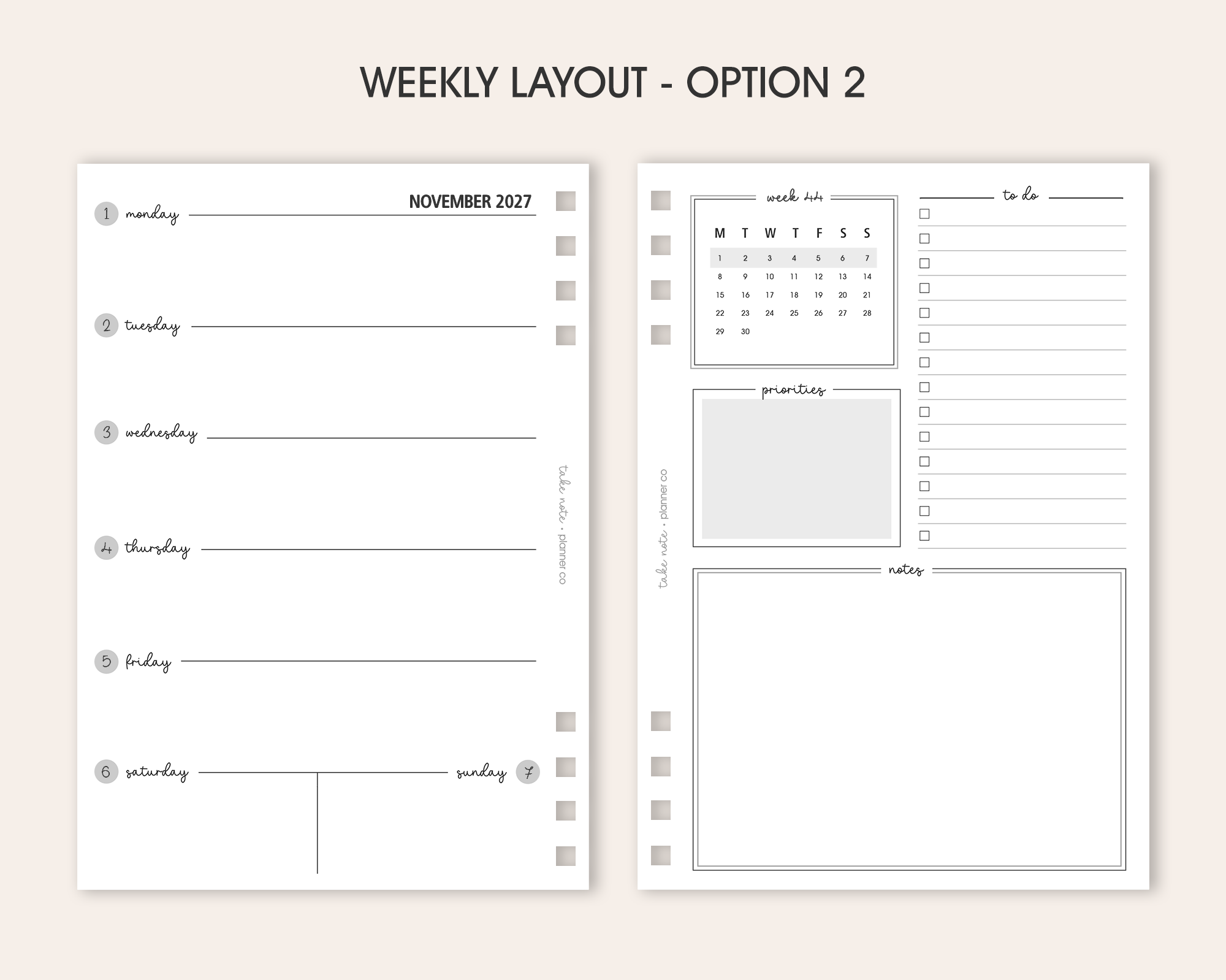 Weekly Planner