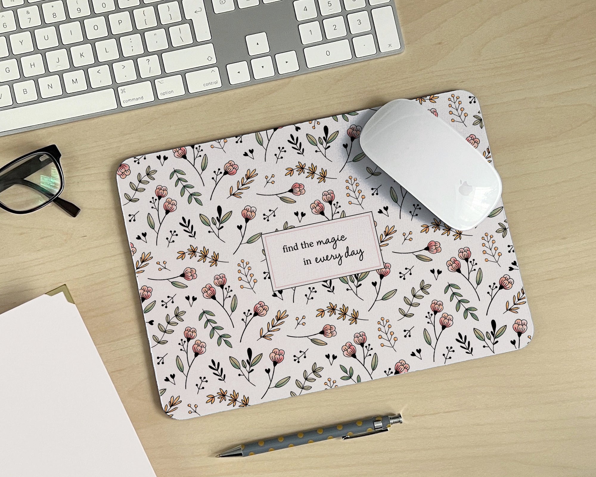 Floral Mouse Mat | Find Magic