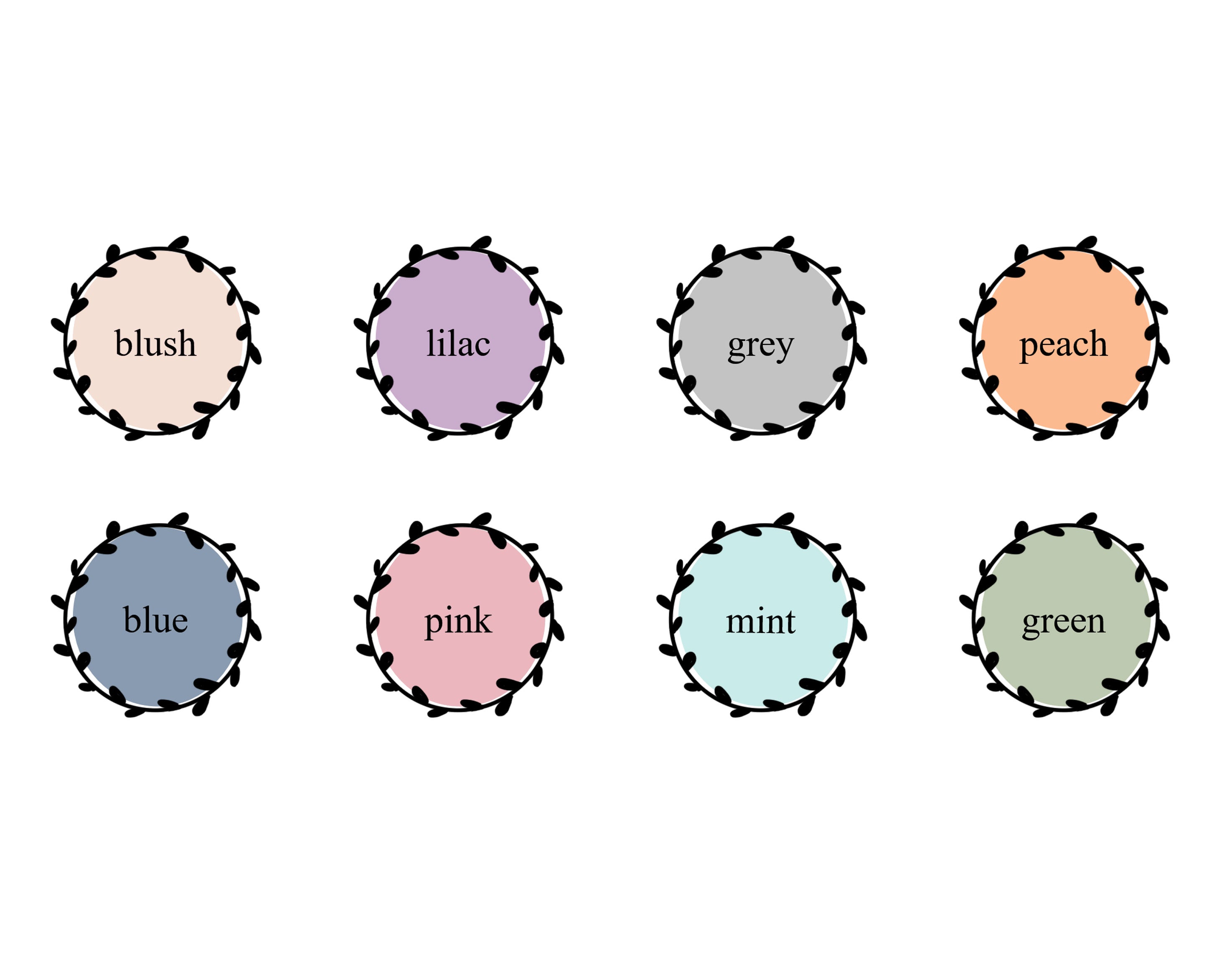 Monogram A5 Notepad <!---NP5-mono-wreath-->