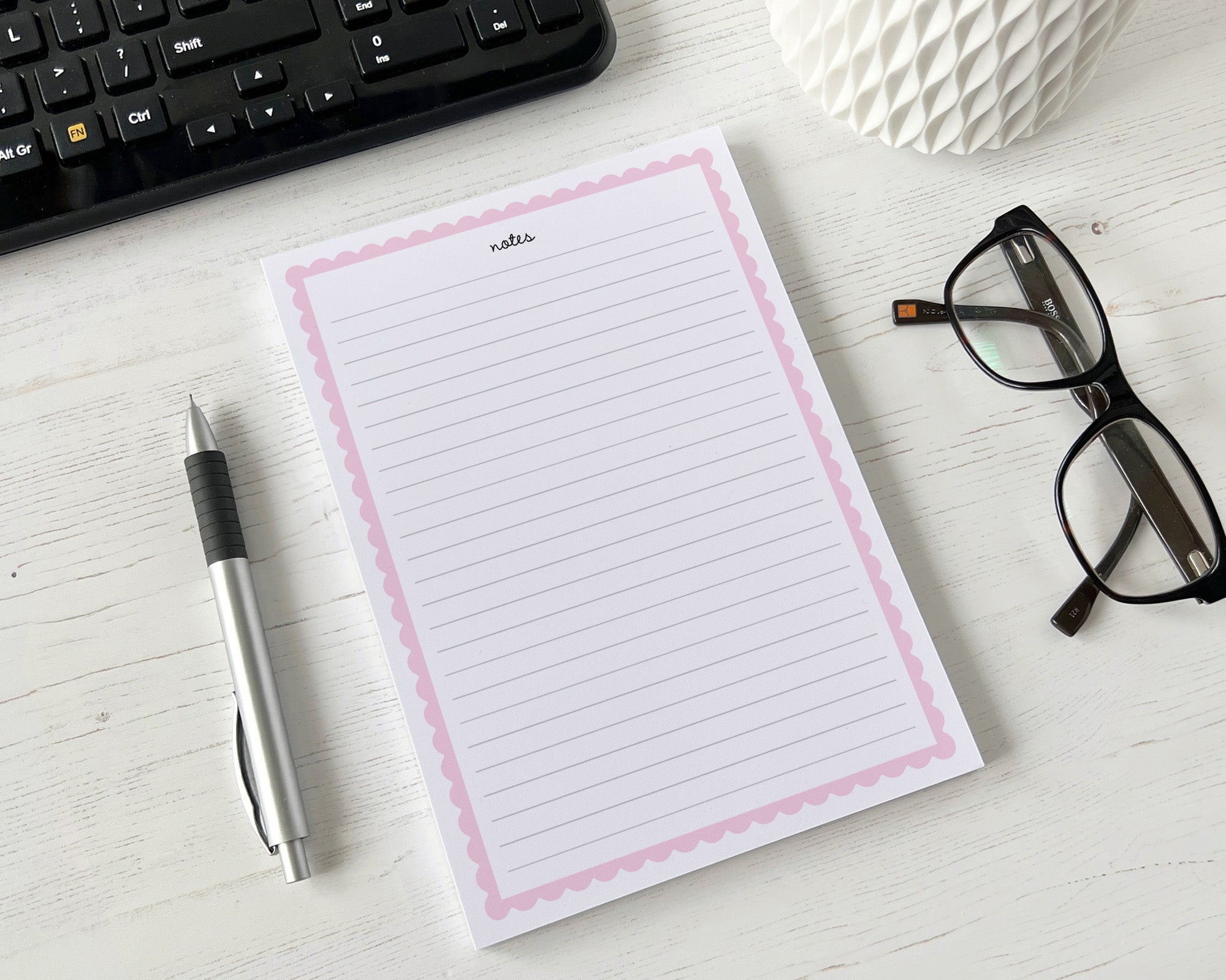 Scallop A5 Notepad <!---NP5-scallop-notes-->