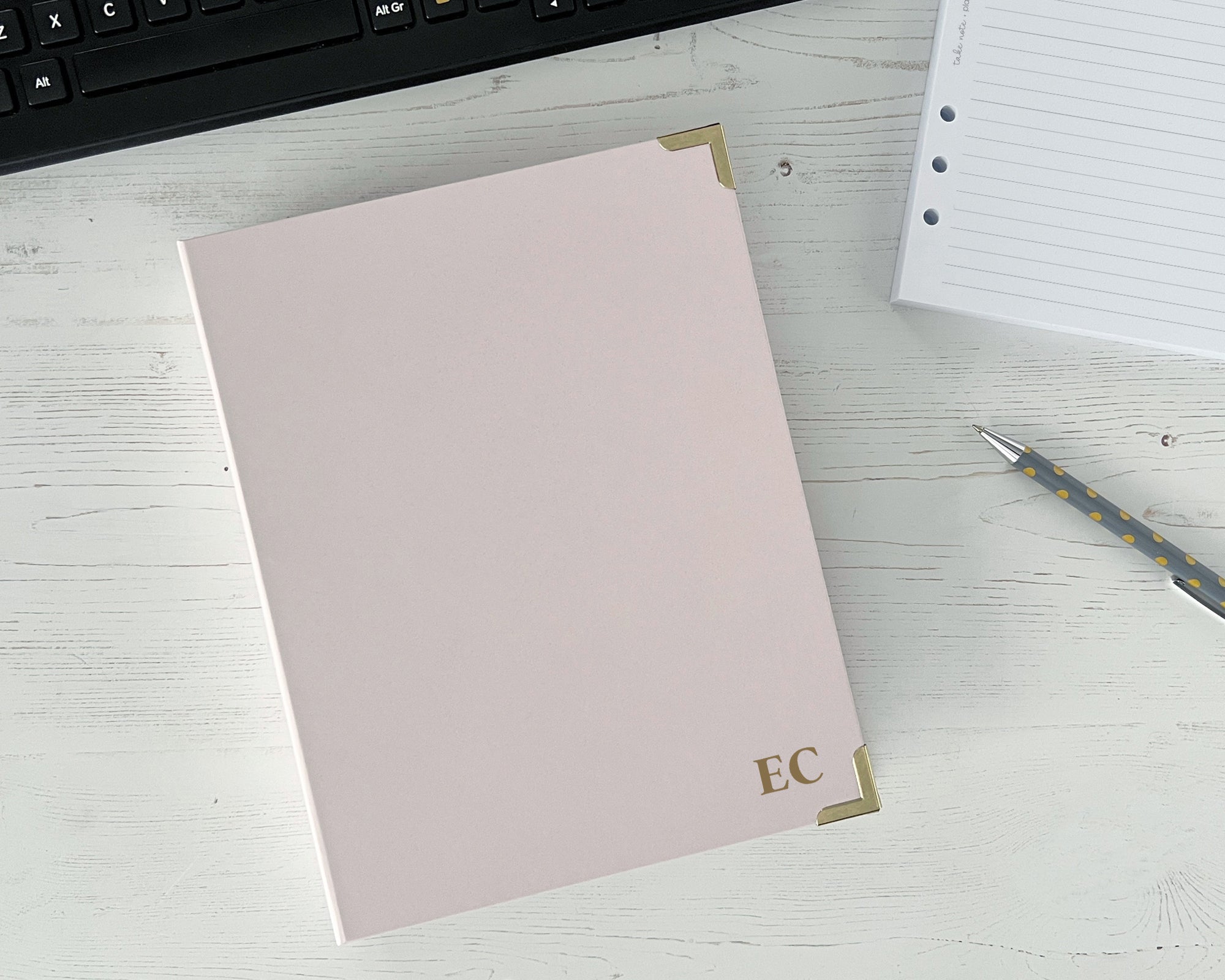 RINGBINDER | Gold Floral Spine