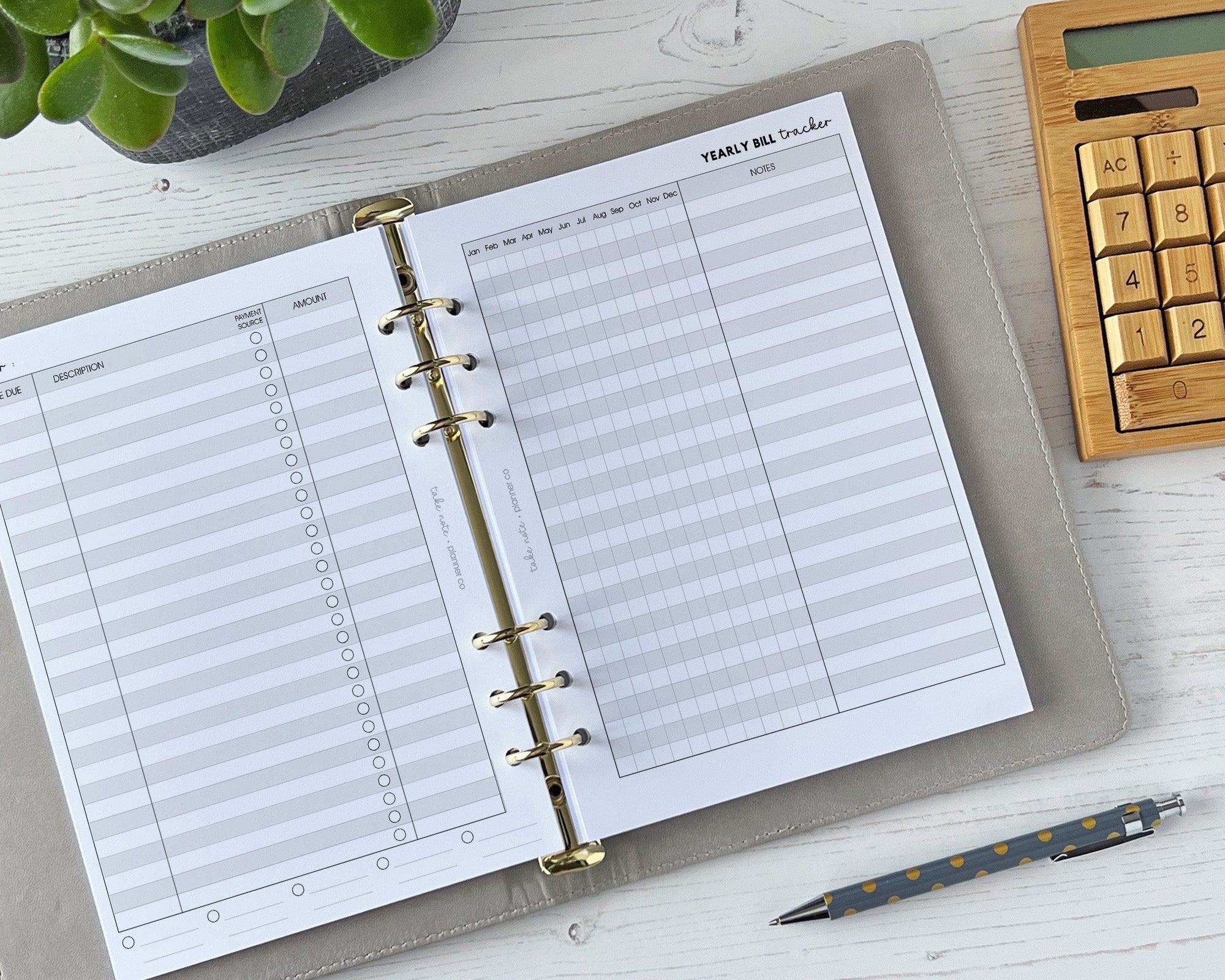 Yearly Bill Tracker <!---billsyear1-->
