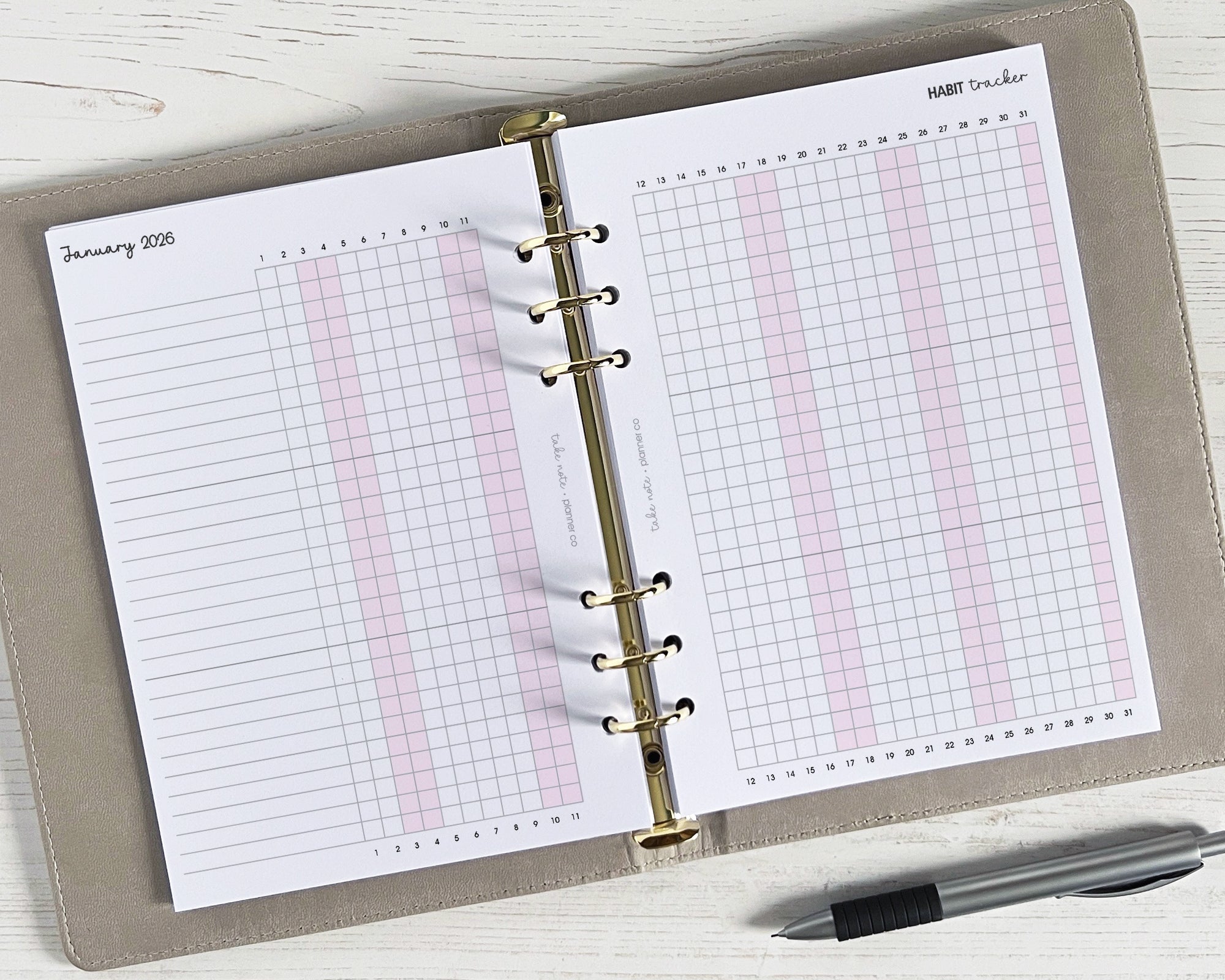 Habit Tracker Inserts <!---classic-->