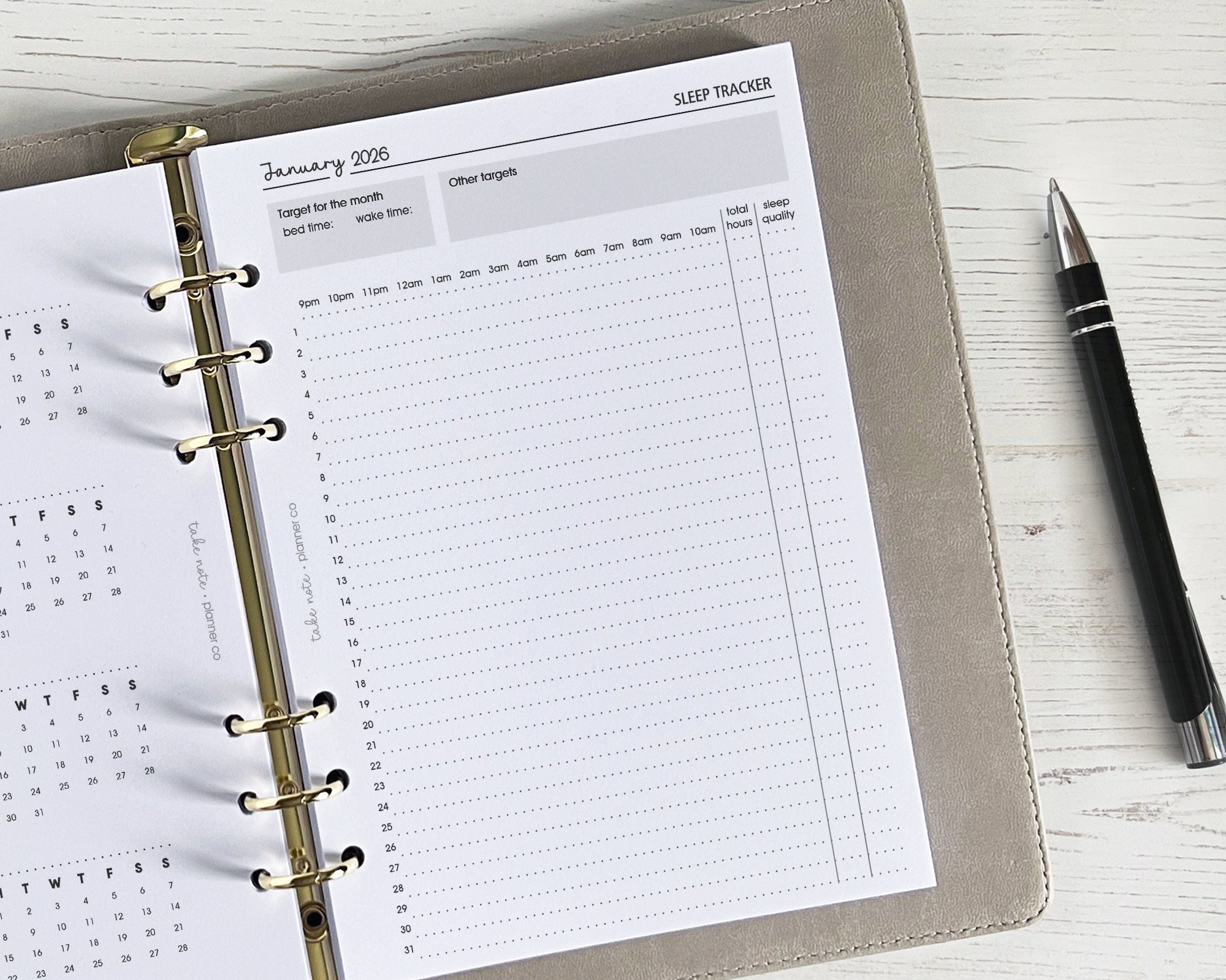 Sleep Tracker Inserts <!---classic-->