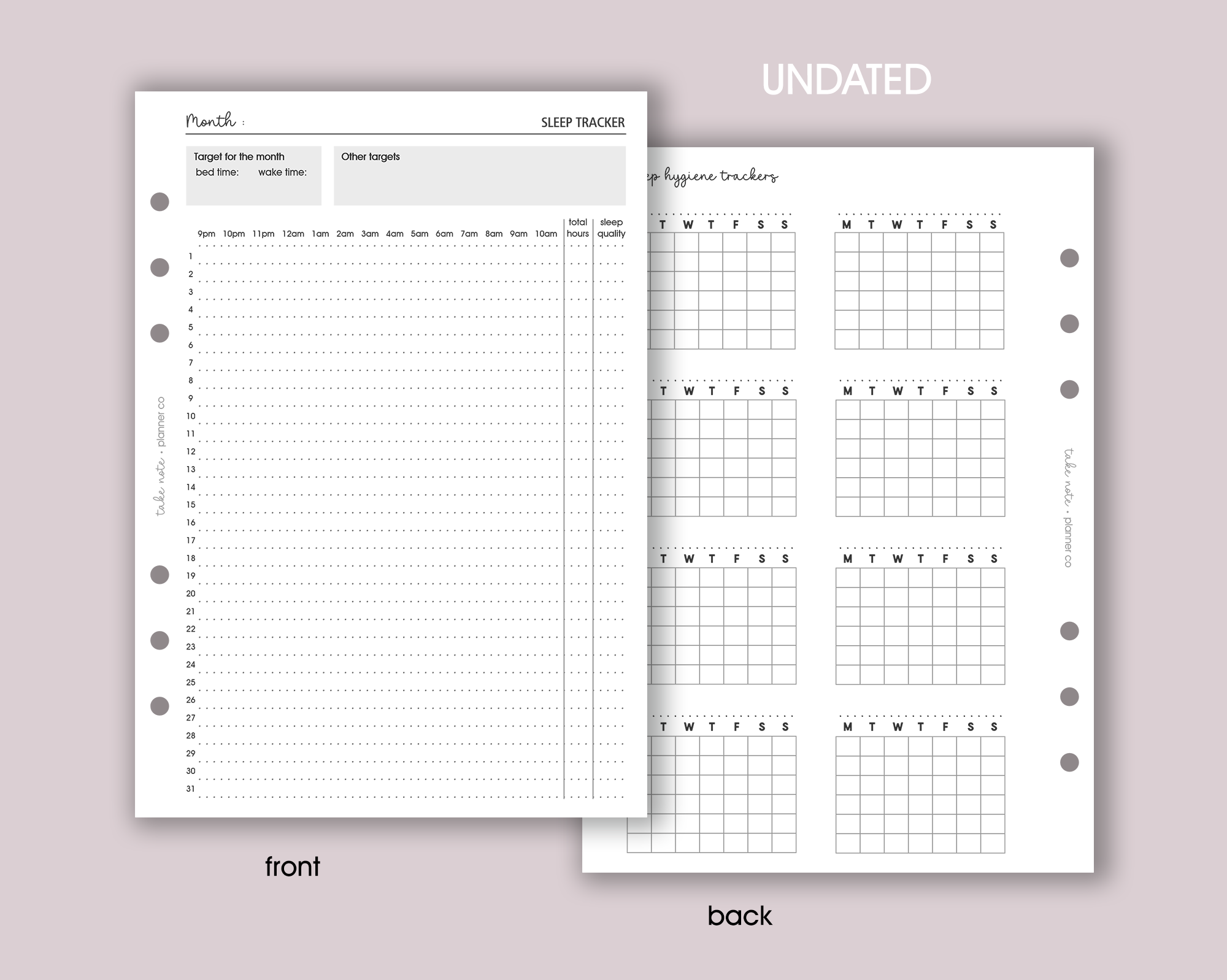 Sleep Tracker Inserts <!---classic-->