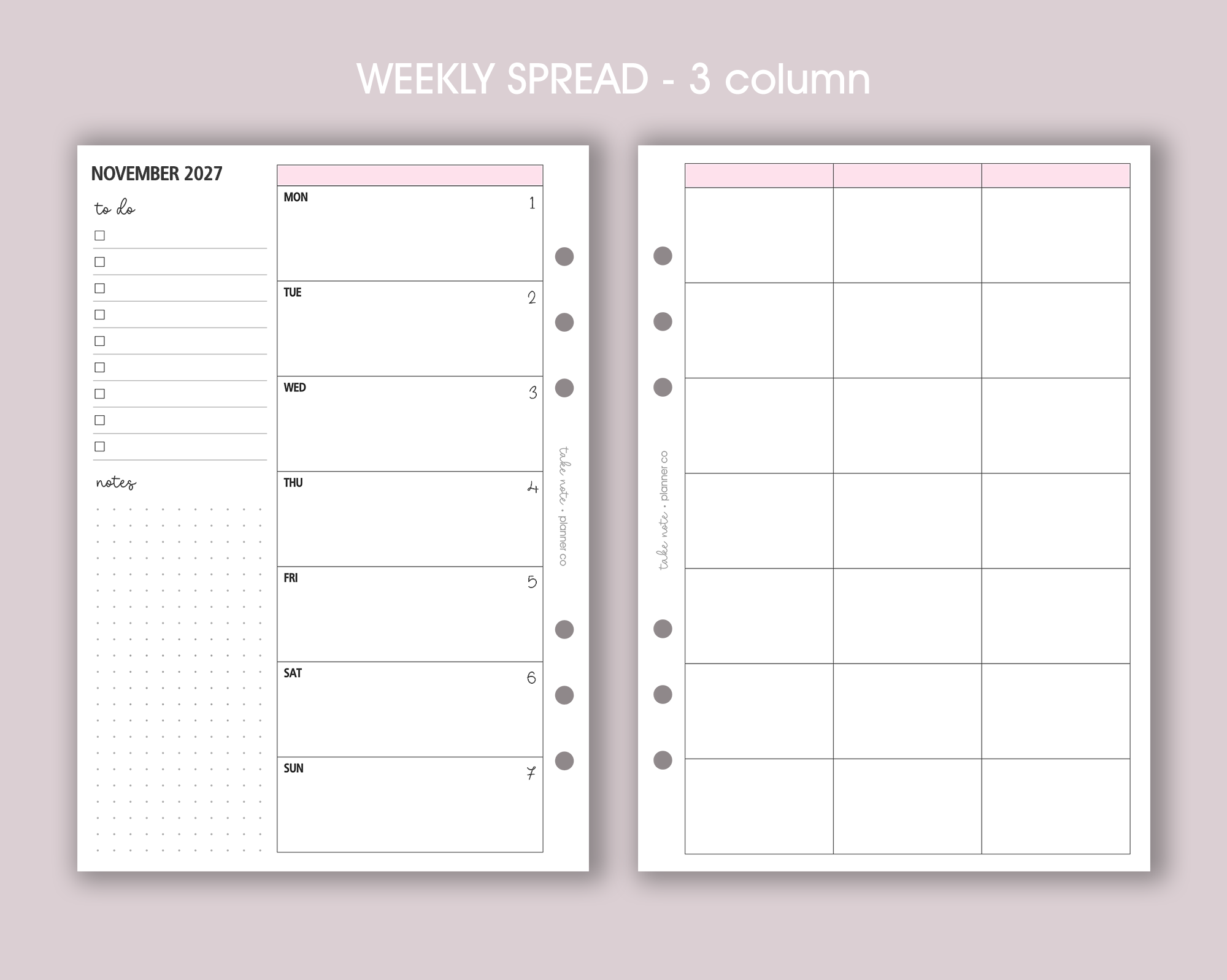 Dated Weekly Inserts <!---classic:WEEK6-->