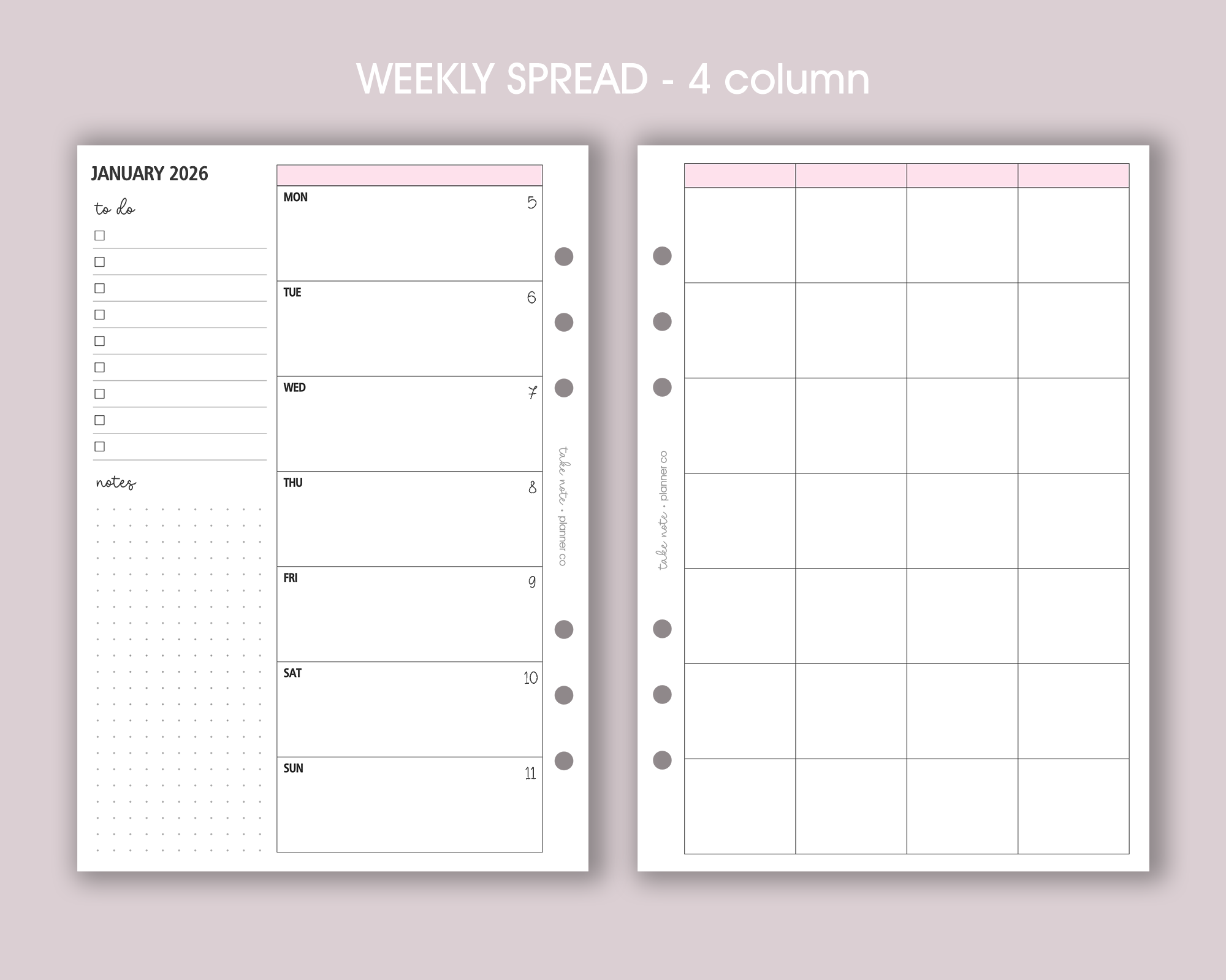 Dated Weekly Inserts <!---classic:WEEK6-->