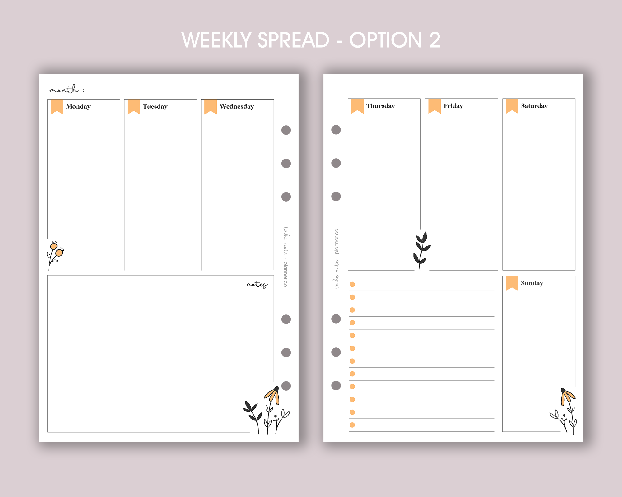 Undated Weekly Inserts <!---daisy:WEEK4-->