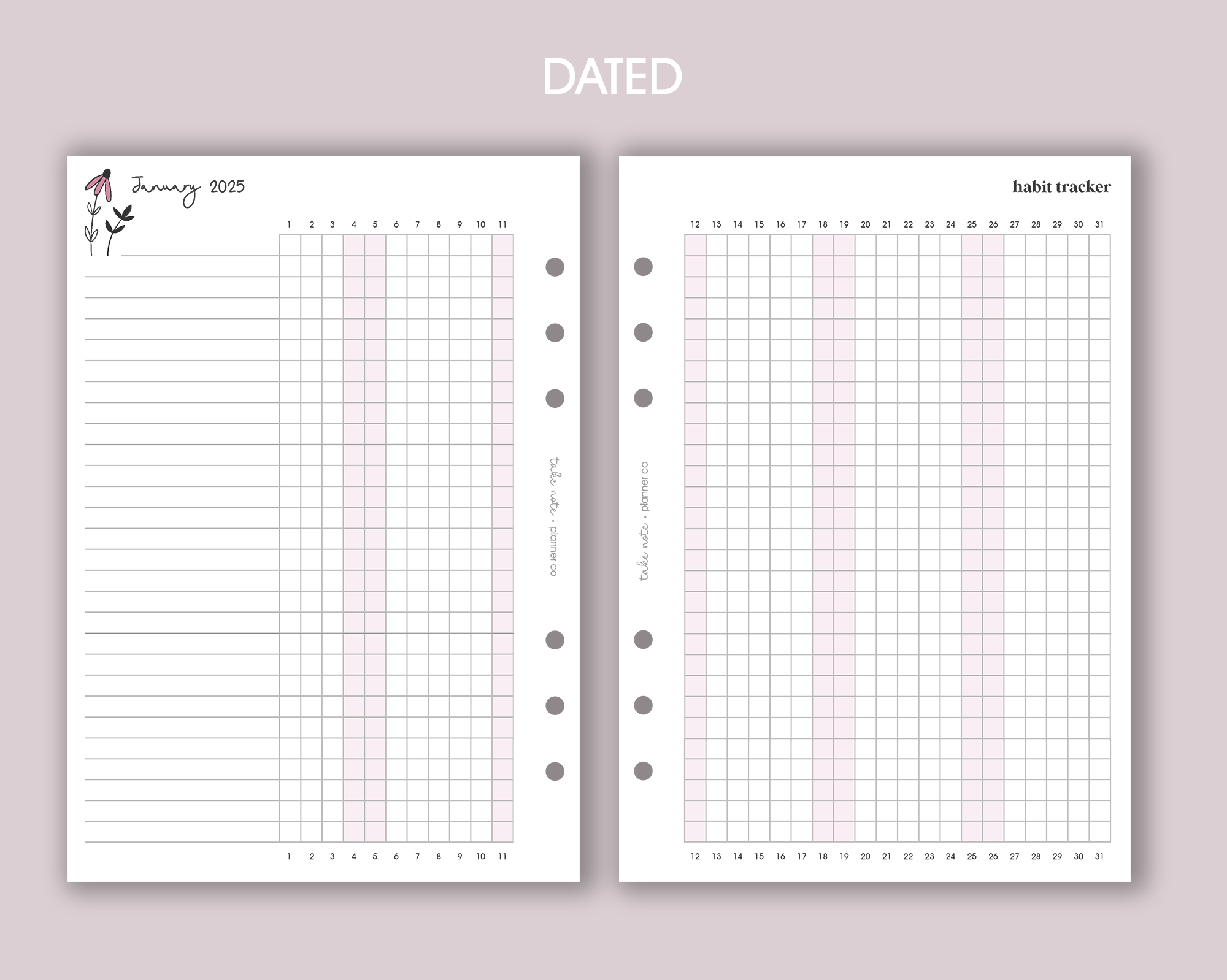 Habit Tracker Inserts <!---daisy-->