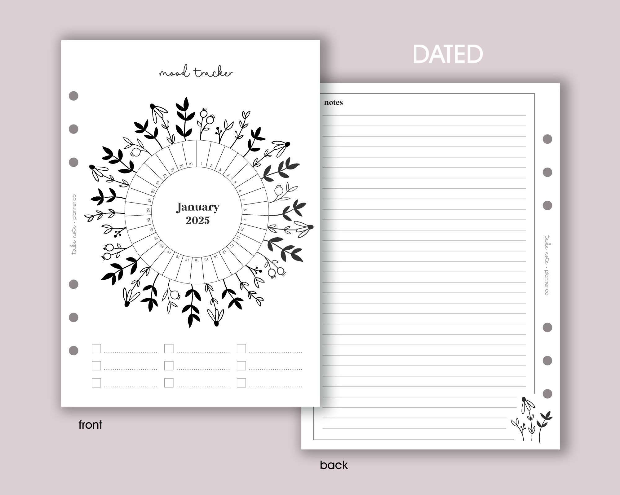 Mood Tracker Inserts <!---daisy-->
