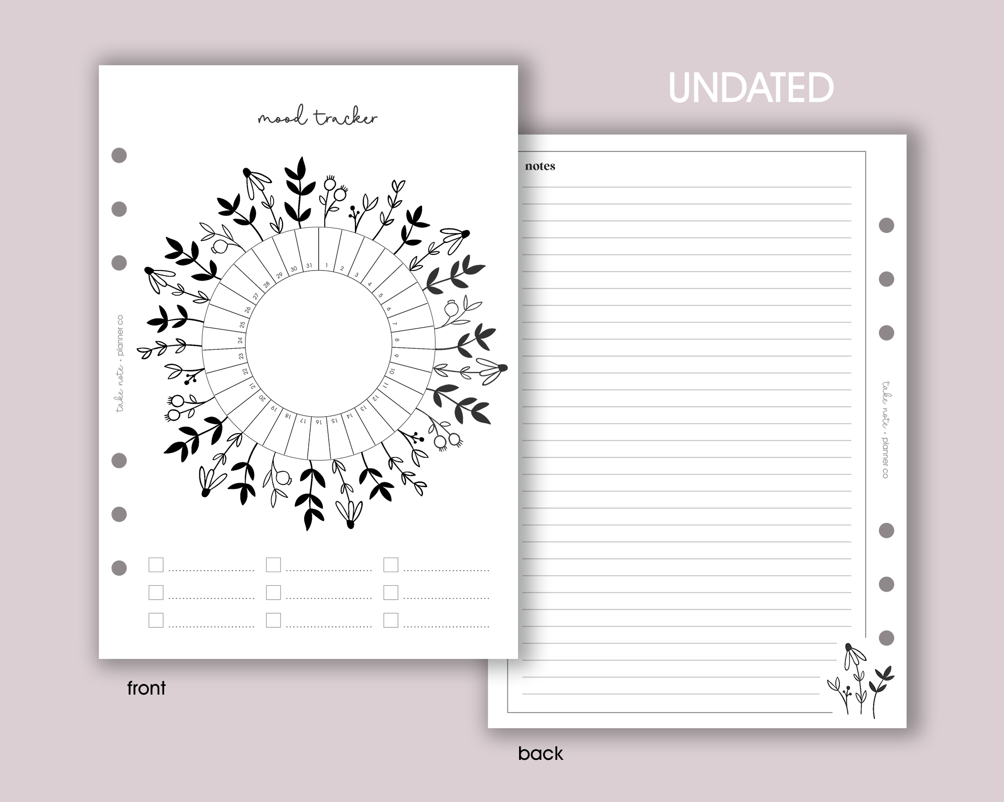 Mood Tracker Inserts <!---daisy-->