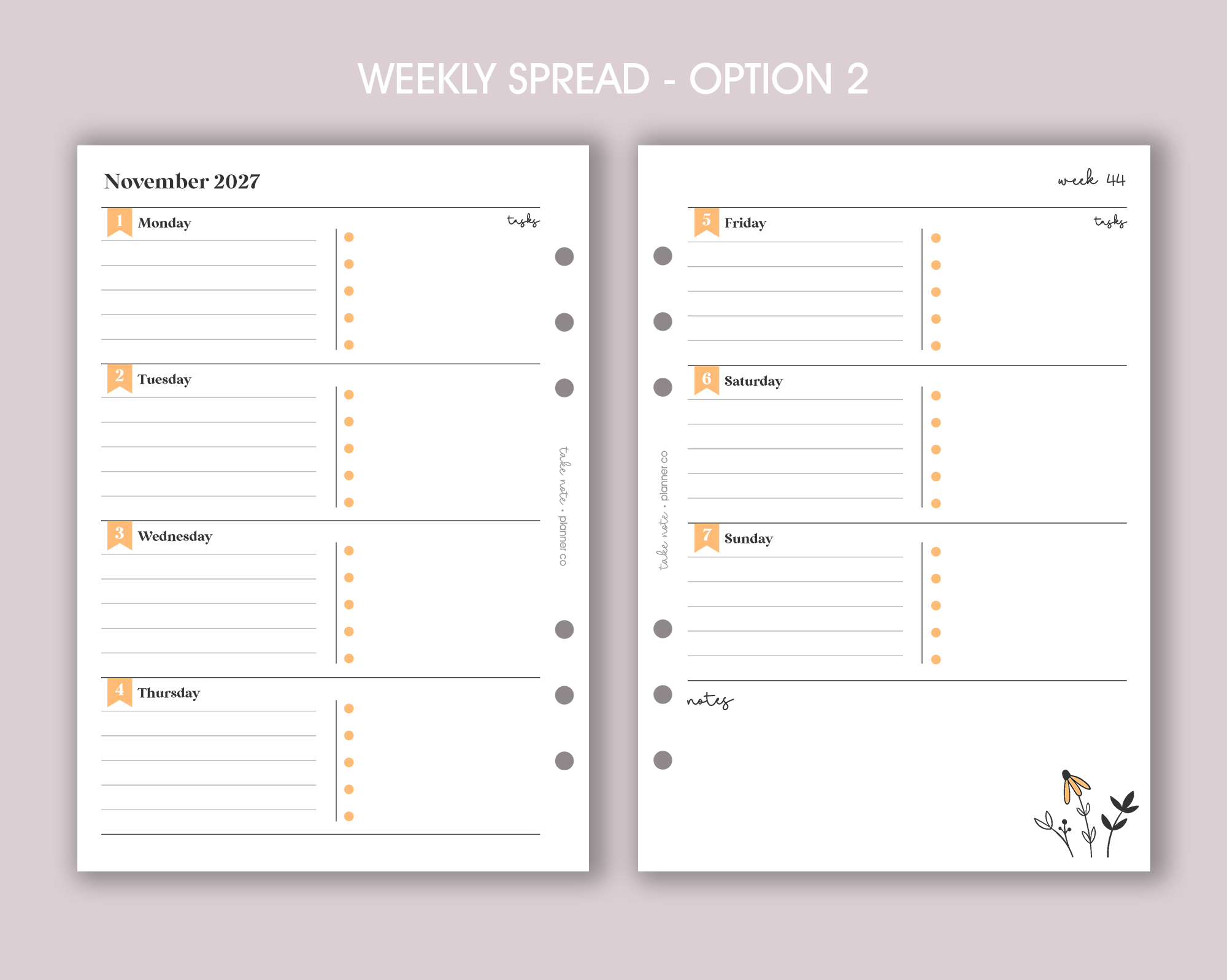 Dated Weekly Inserts <!---daisy:WEEK1-->