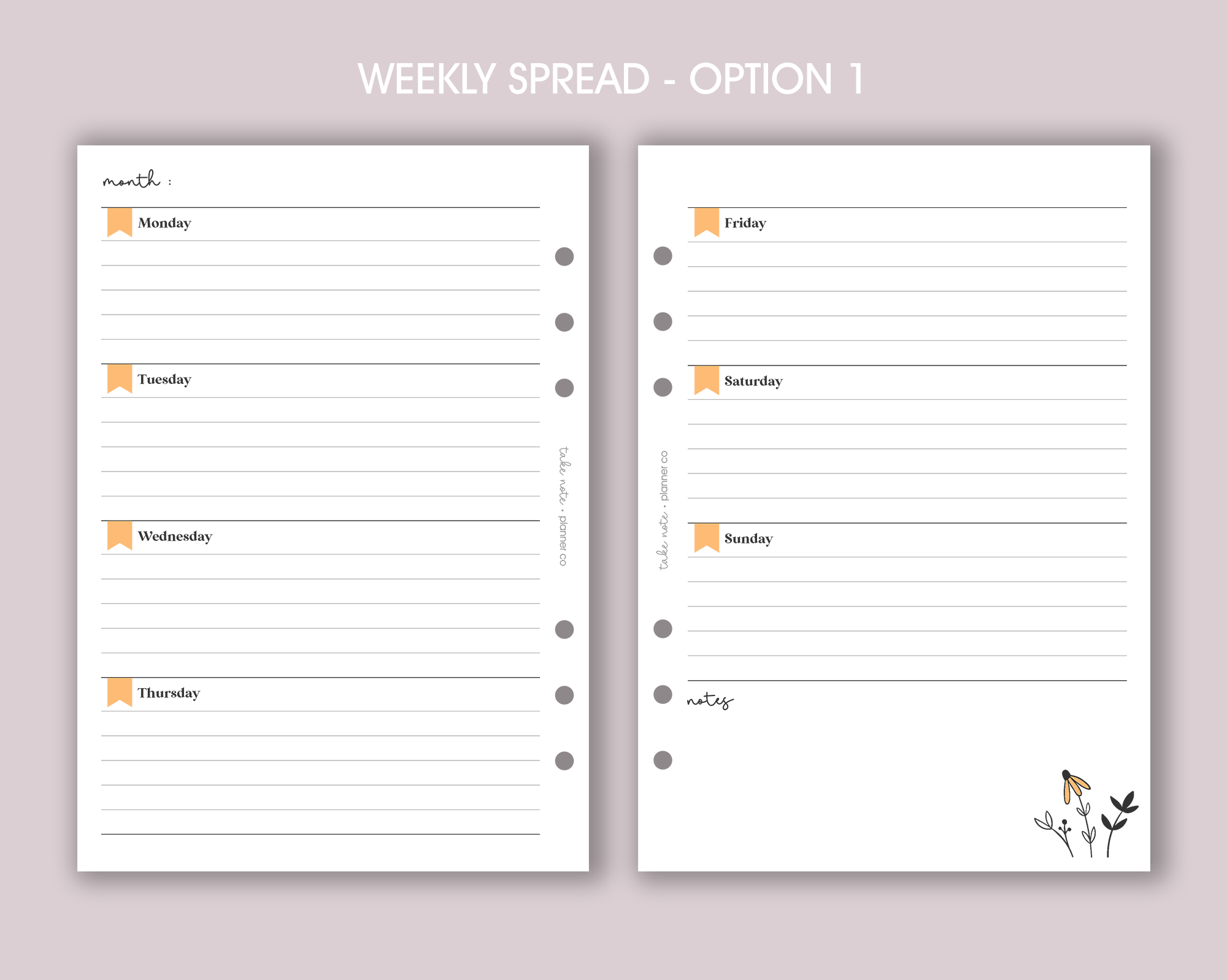 Undated Weekly Inserts <!---daisy:WEEK1-->