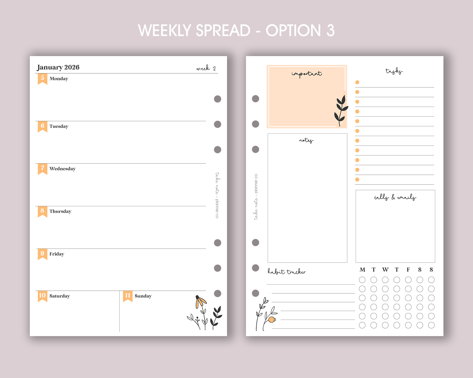 Dated Weekly Inserts <!---daisy:WEEK2-->