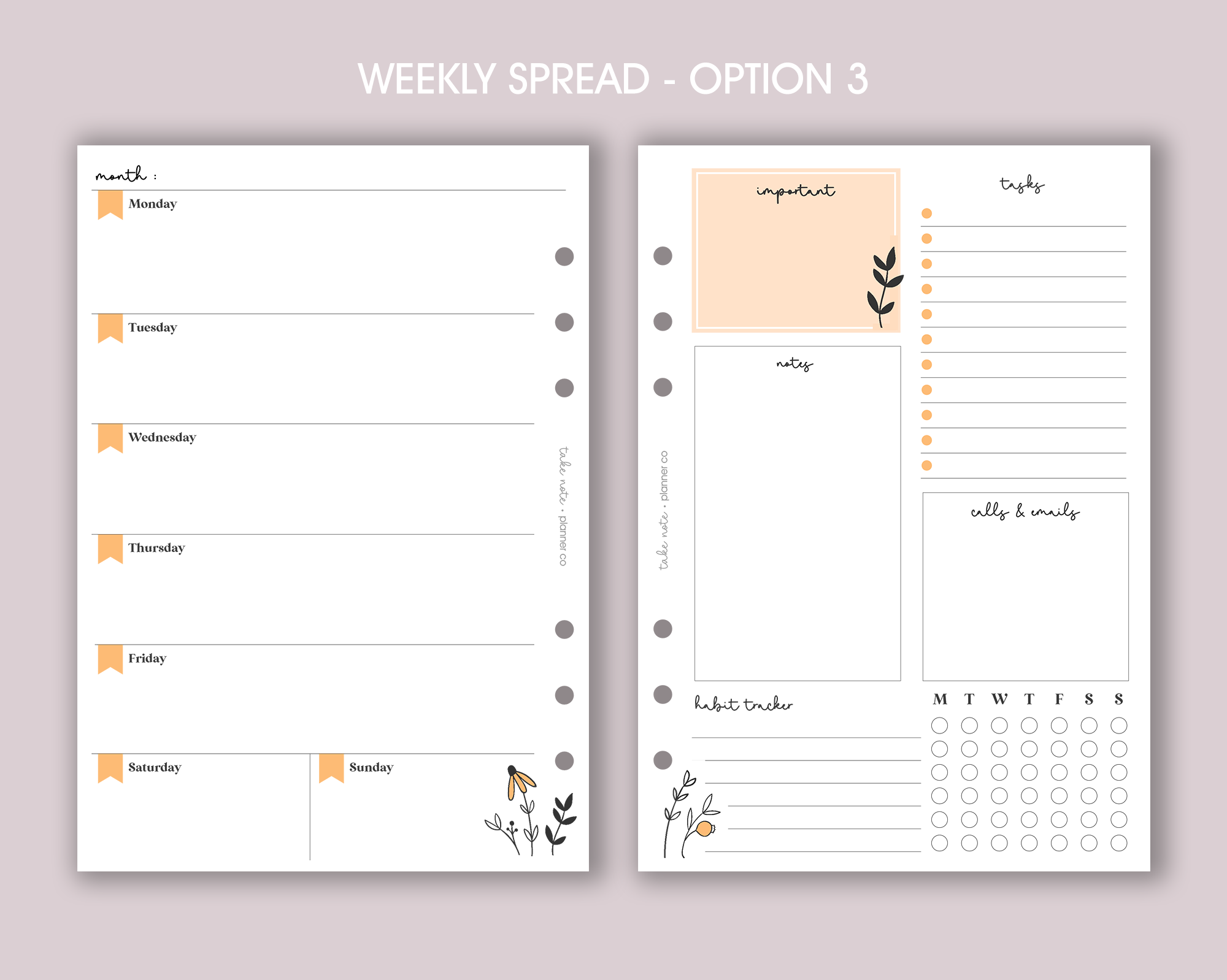 Undated Weekly Inserts <!---daisy:WEEK2-->