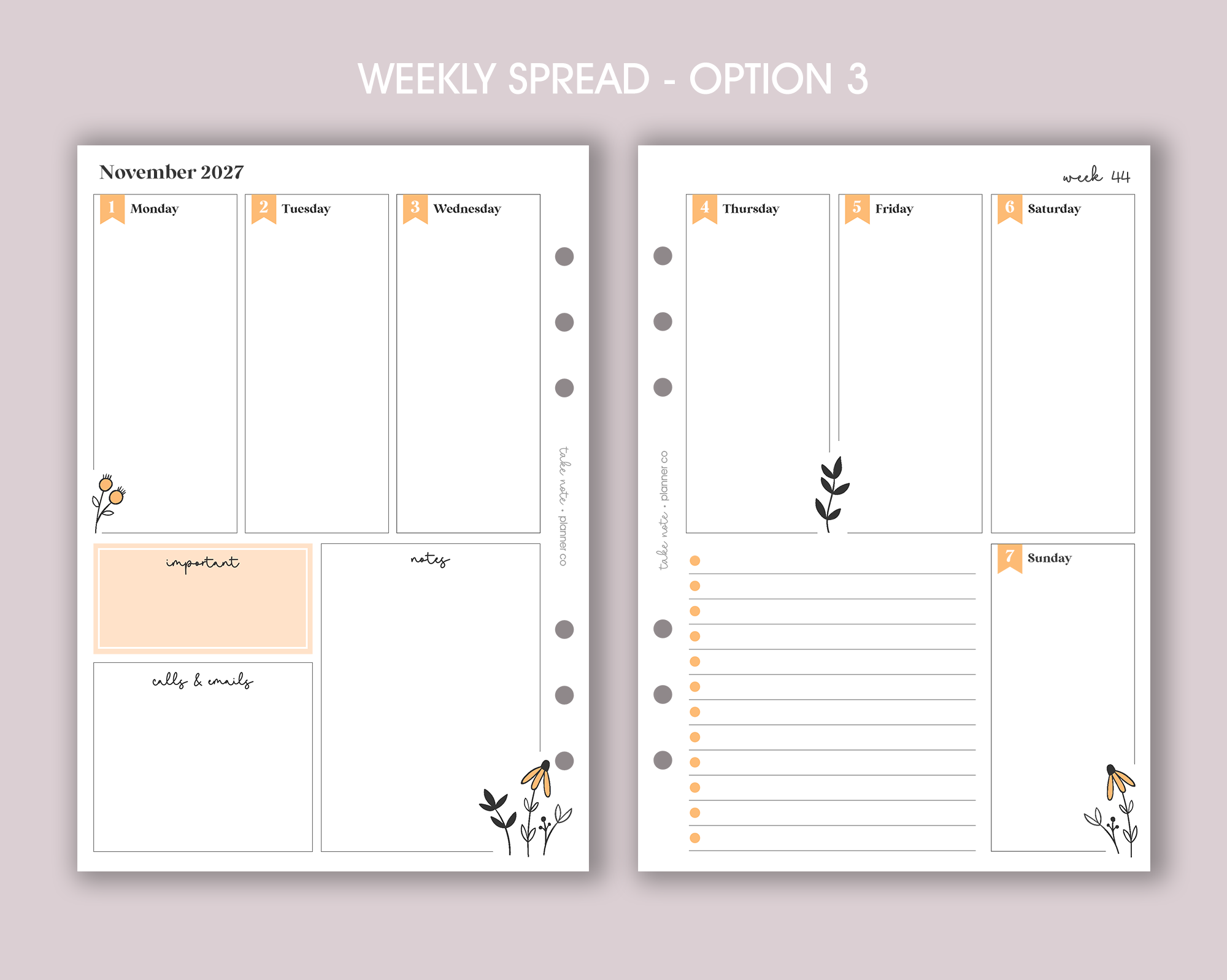 Dated Weekly Inserts <!---daisy:WEEK4-->