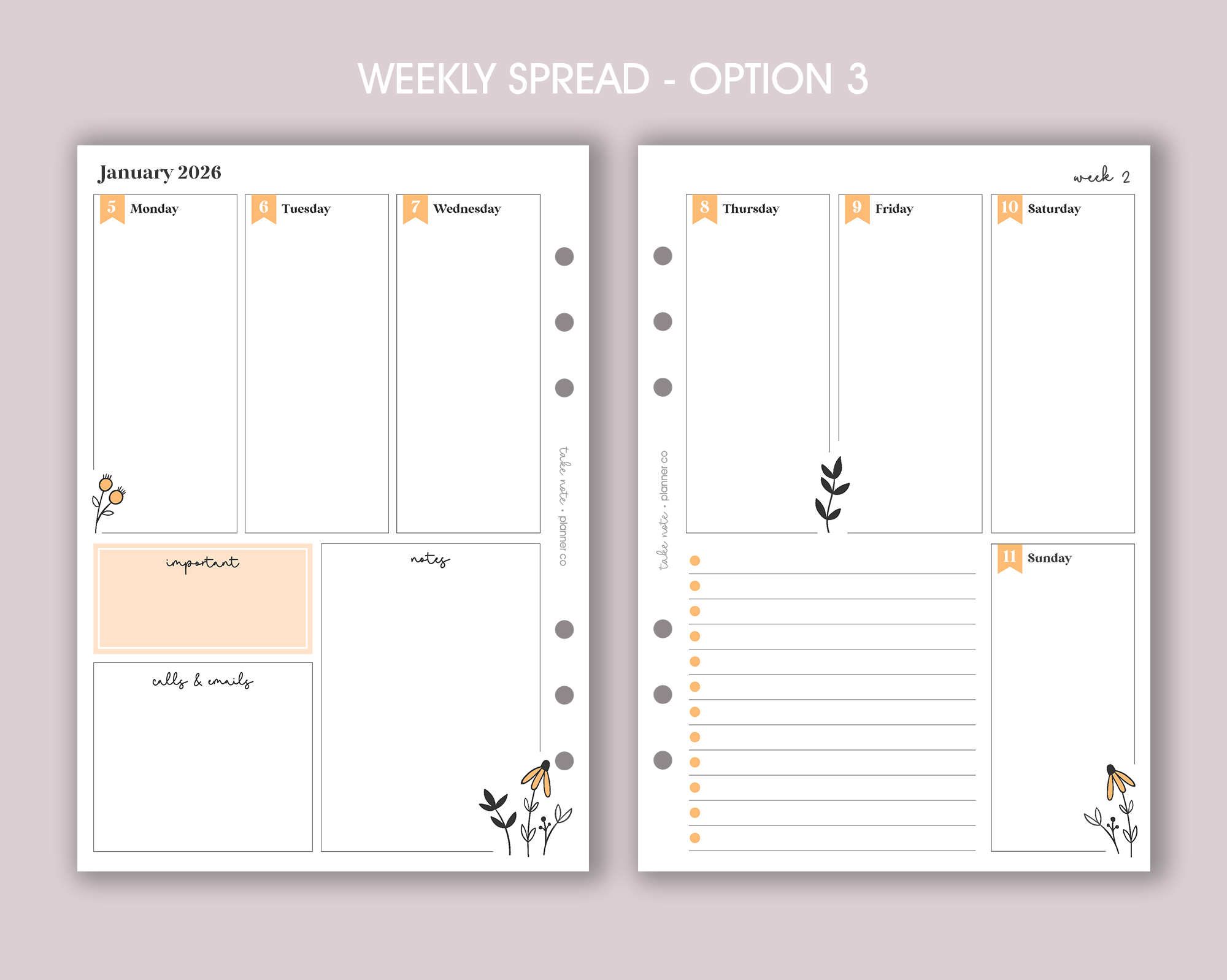 Dated Weekly Inserts <!---daisy:WEEK4-->