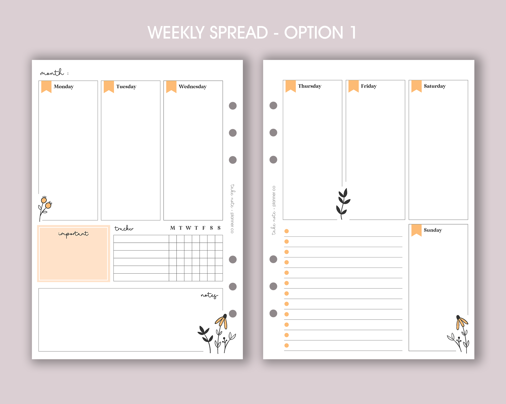 Undated Weekly Inserts <!---daisy:WEEK4-->