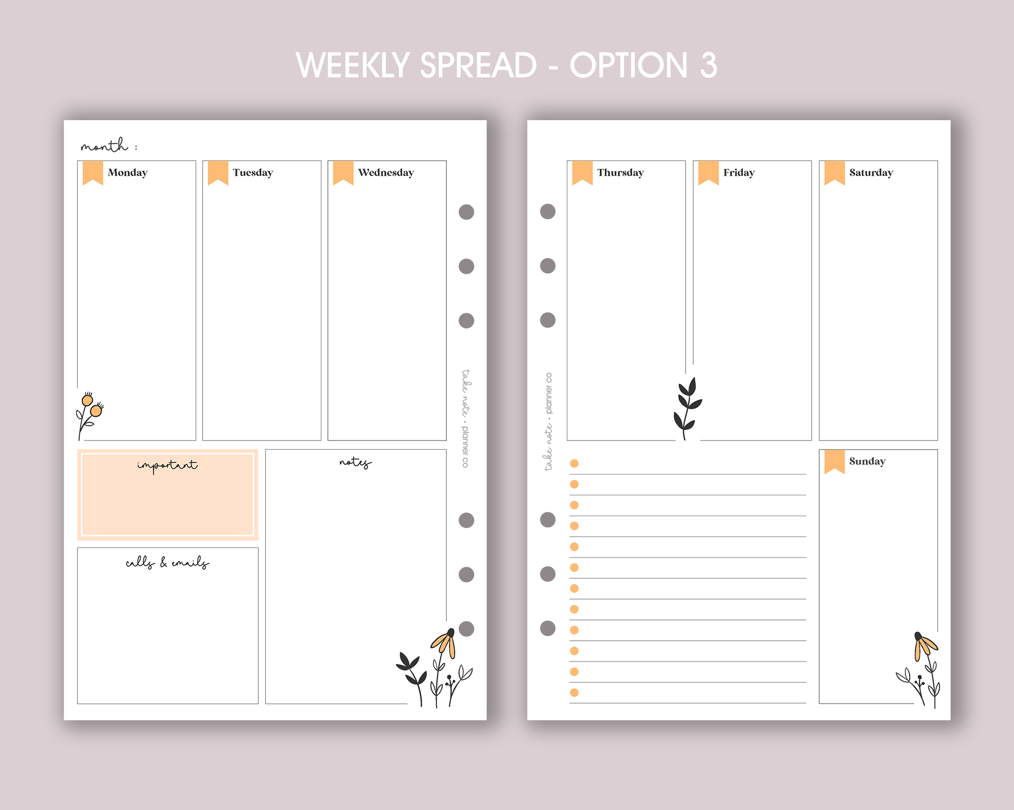 Undated Weekly Inserts <!---daisy:WEEK4-->