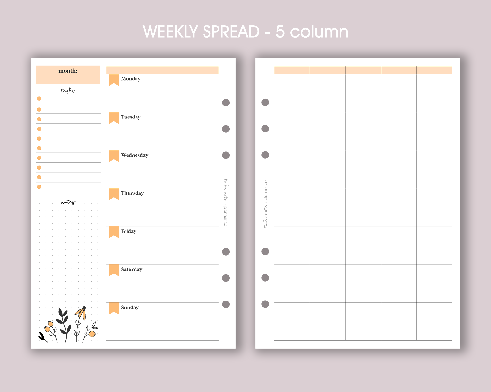 Undated Weekly Inserts <!---daisy:WEEK6-->