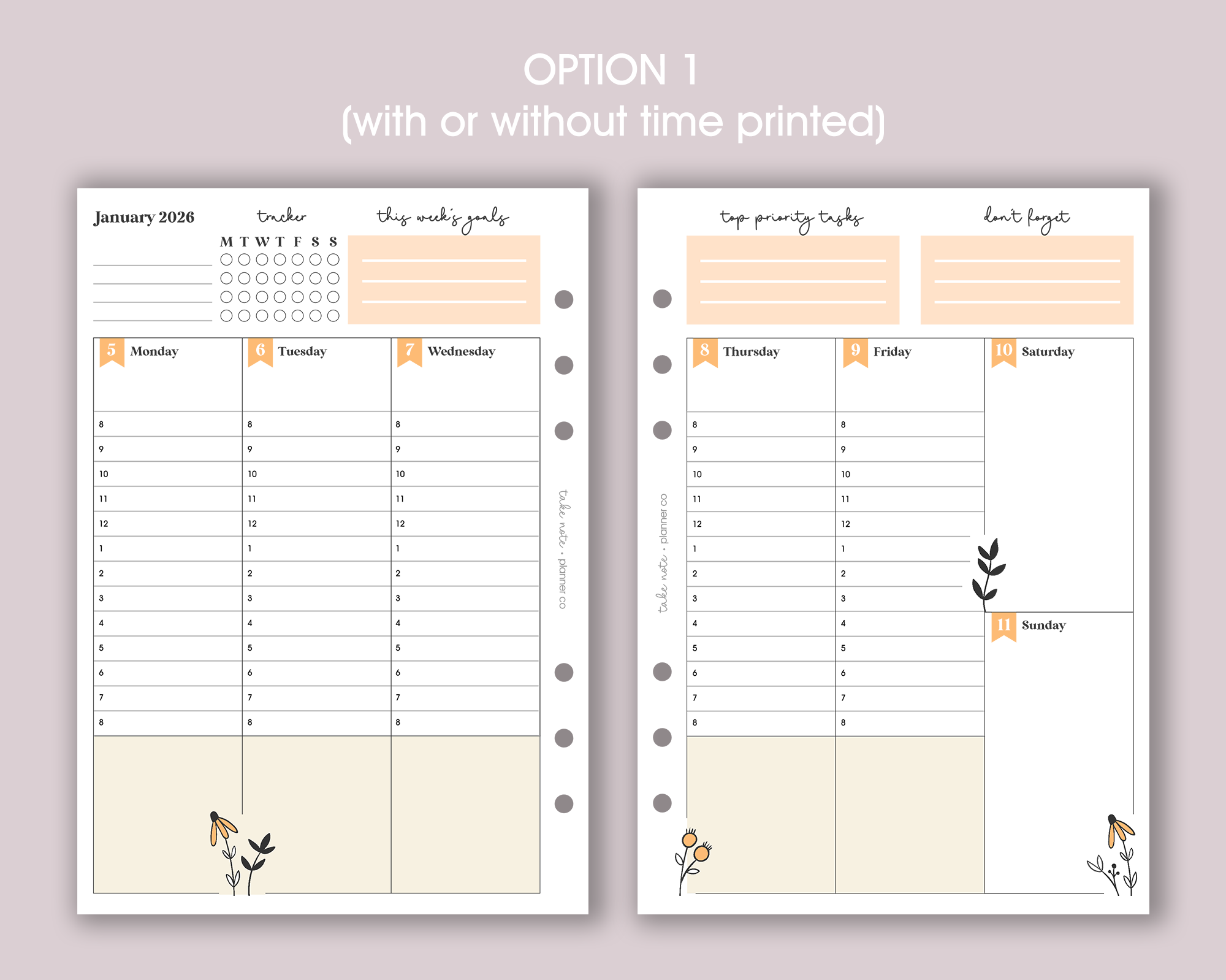Dated Weekly Inserts <!---daisy:WEEK7-->