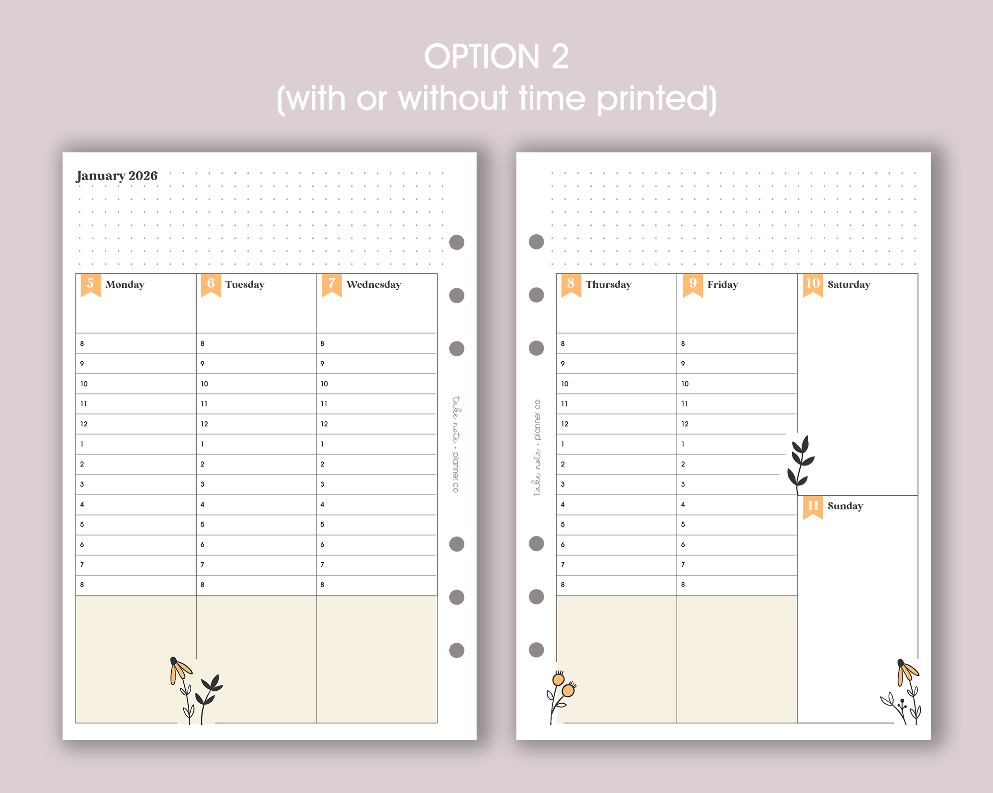 Dated Weekly Inserts <!---daisy:WEEK7-->