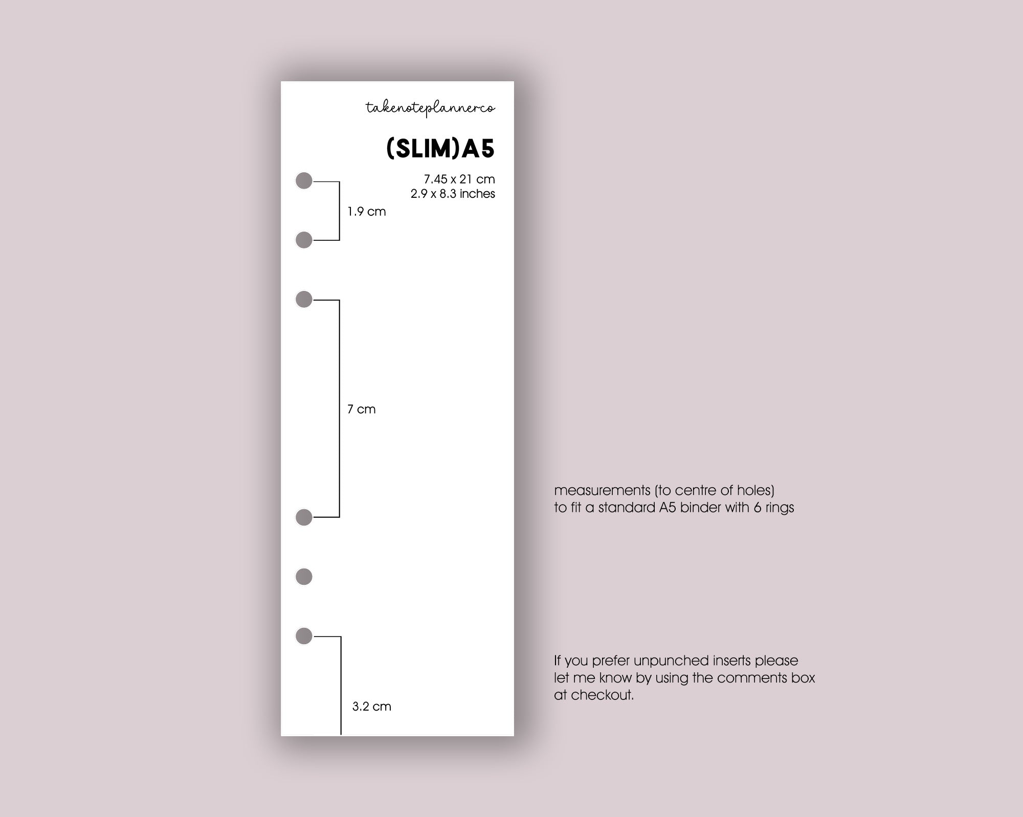 Slim Mini Budget Inserts
