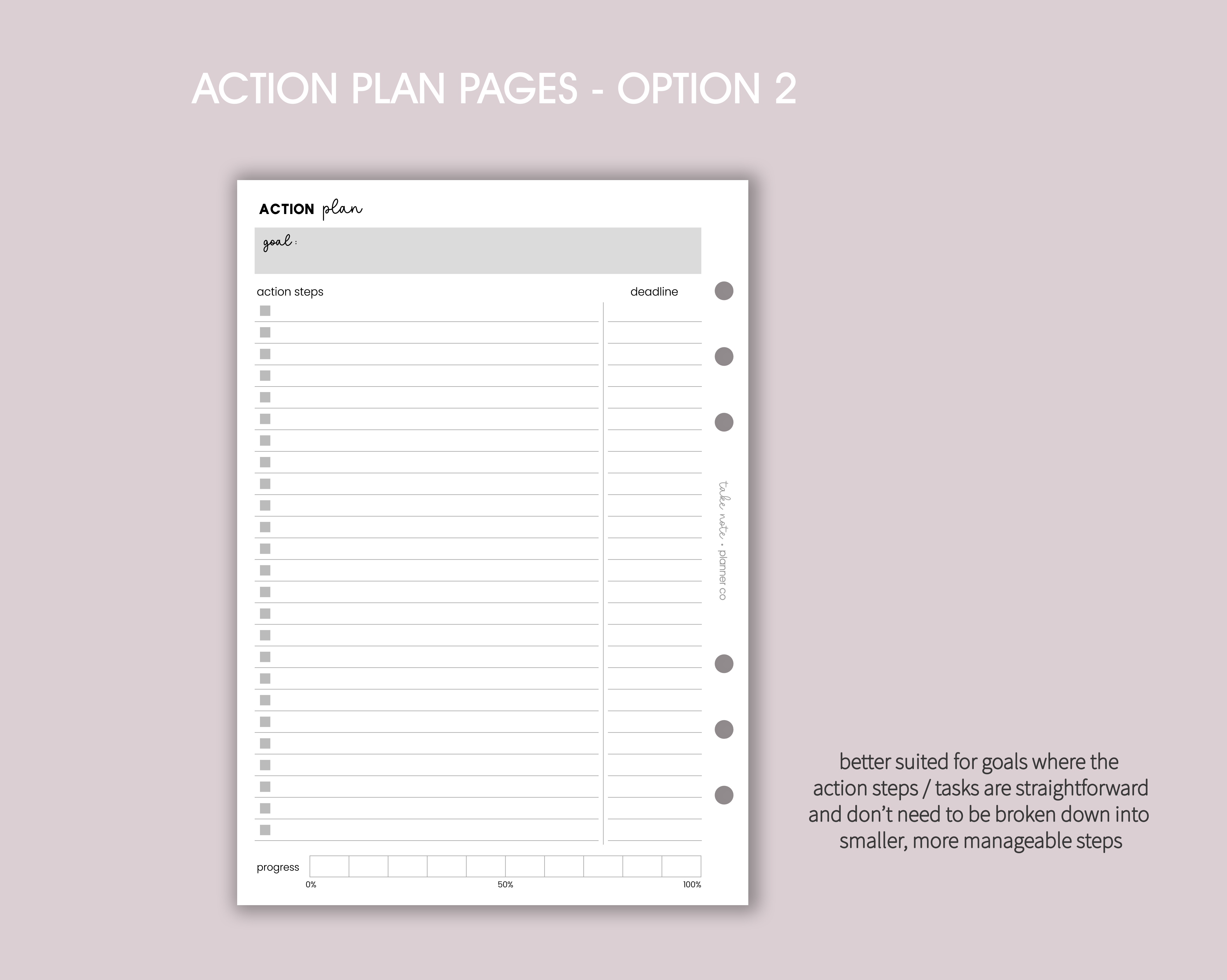 Goal Setting Workbook | Undated