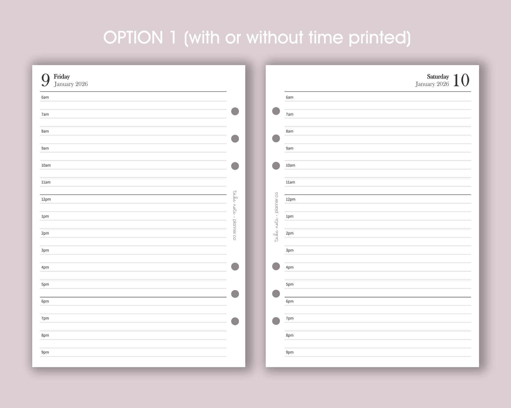 Dated Daily Inserts <!---minimal:DAY1-->
