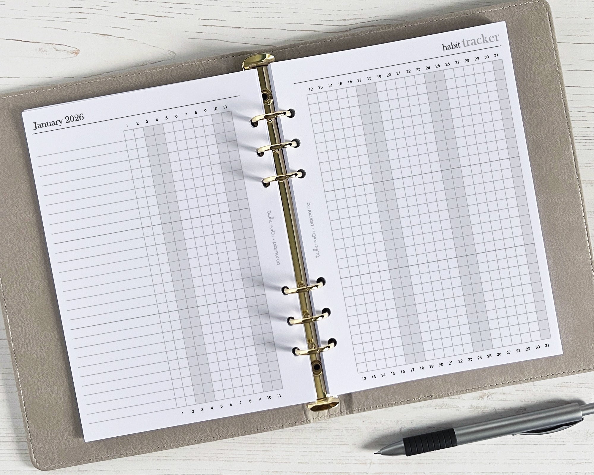 Habit Tracker Inserts <!---minimal-->