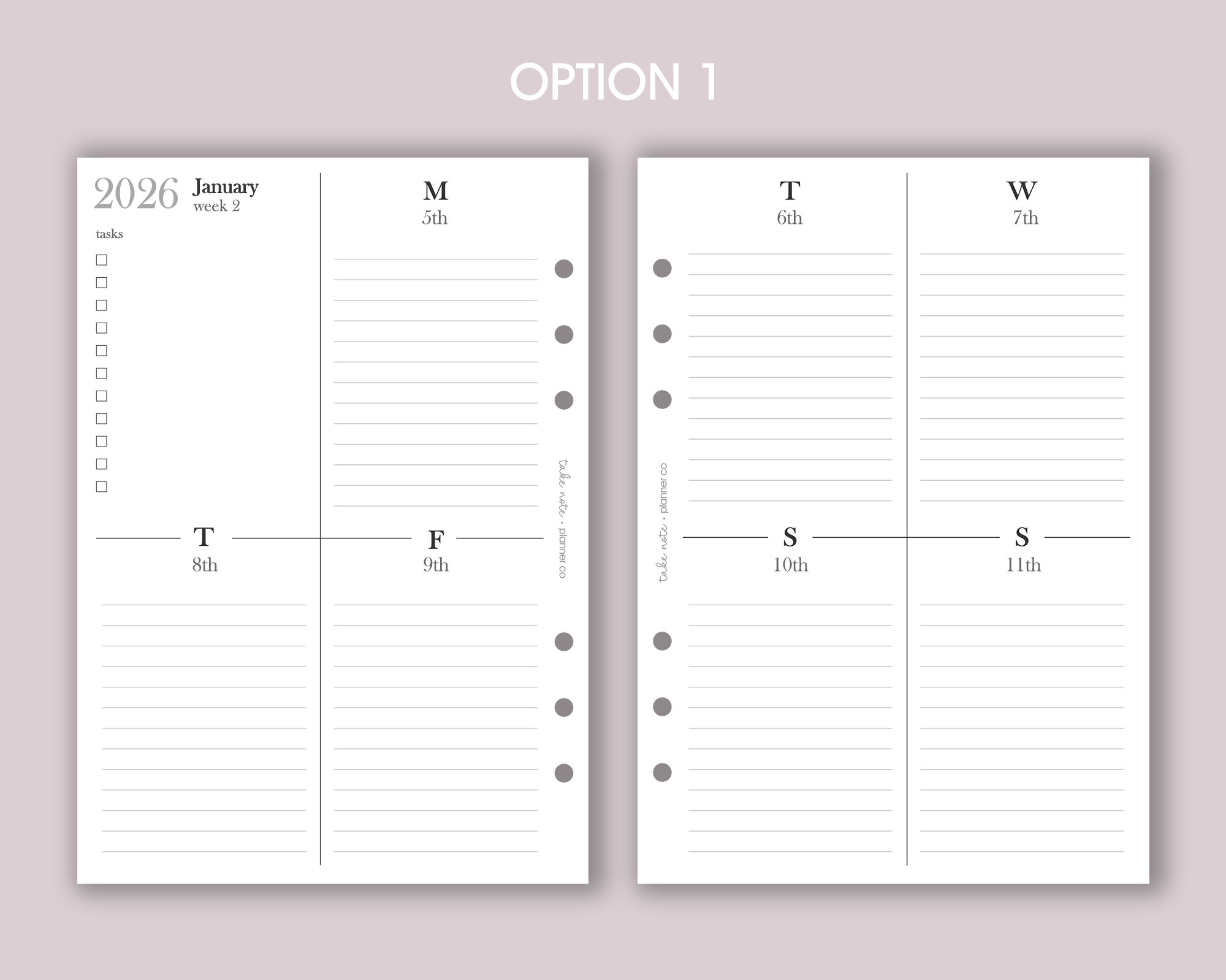 Dated Weekly Inserts <!---minimal:WEEK3-->