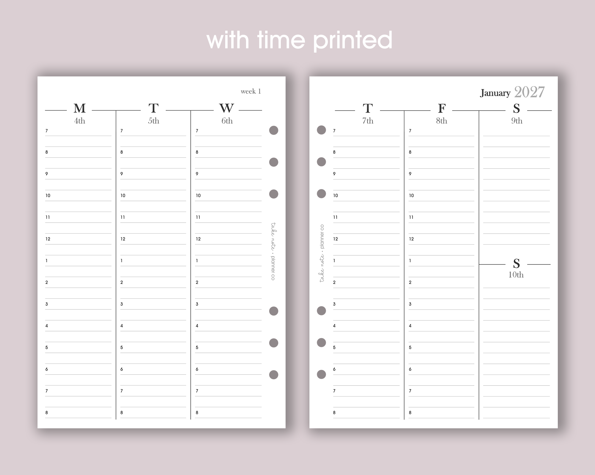 Dated Weekly Inserts <!---minimal:WEEK5-->