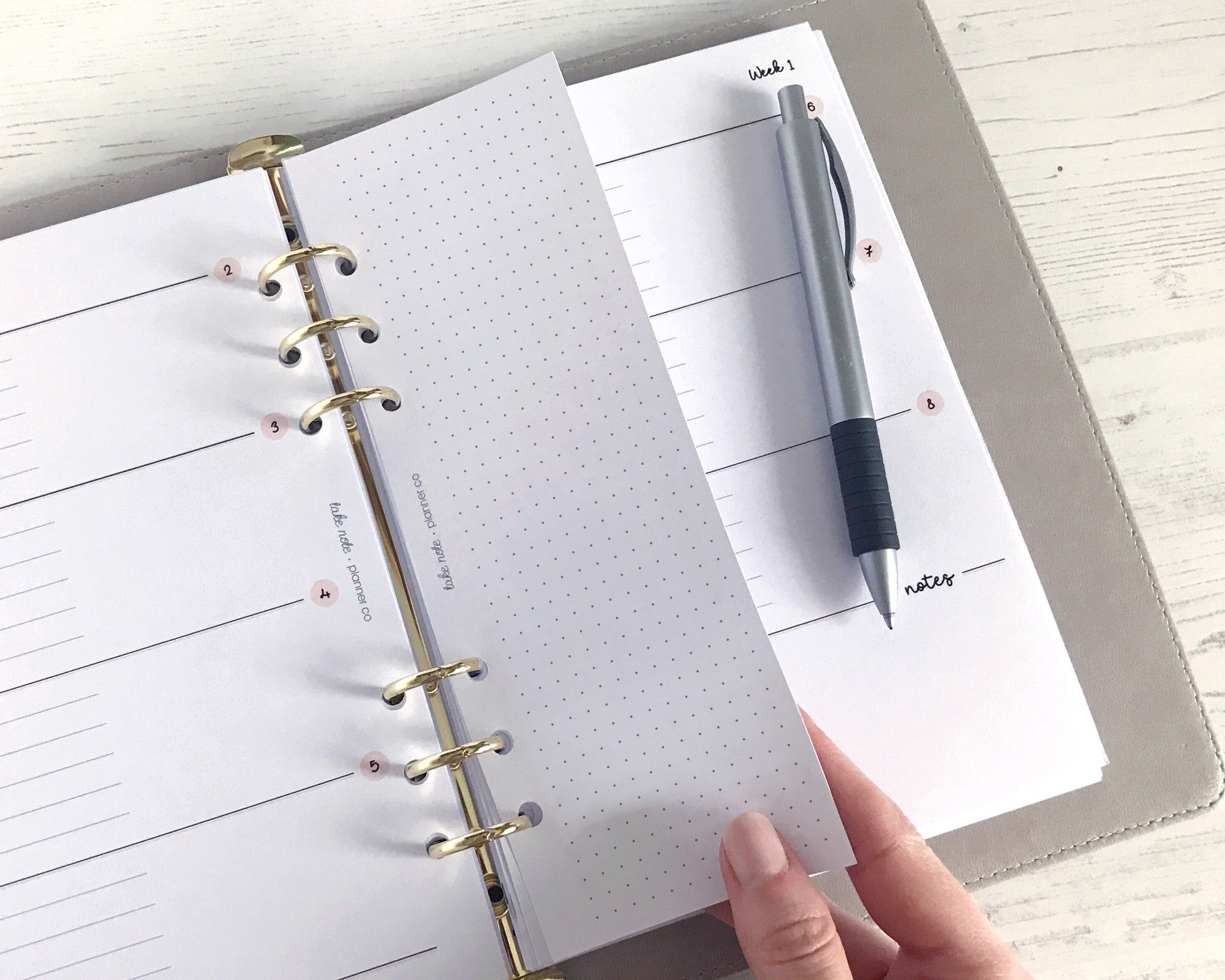 Slim Dotted Note Inserts <!---minimal-->