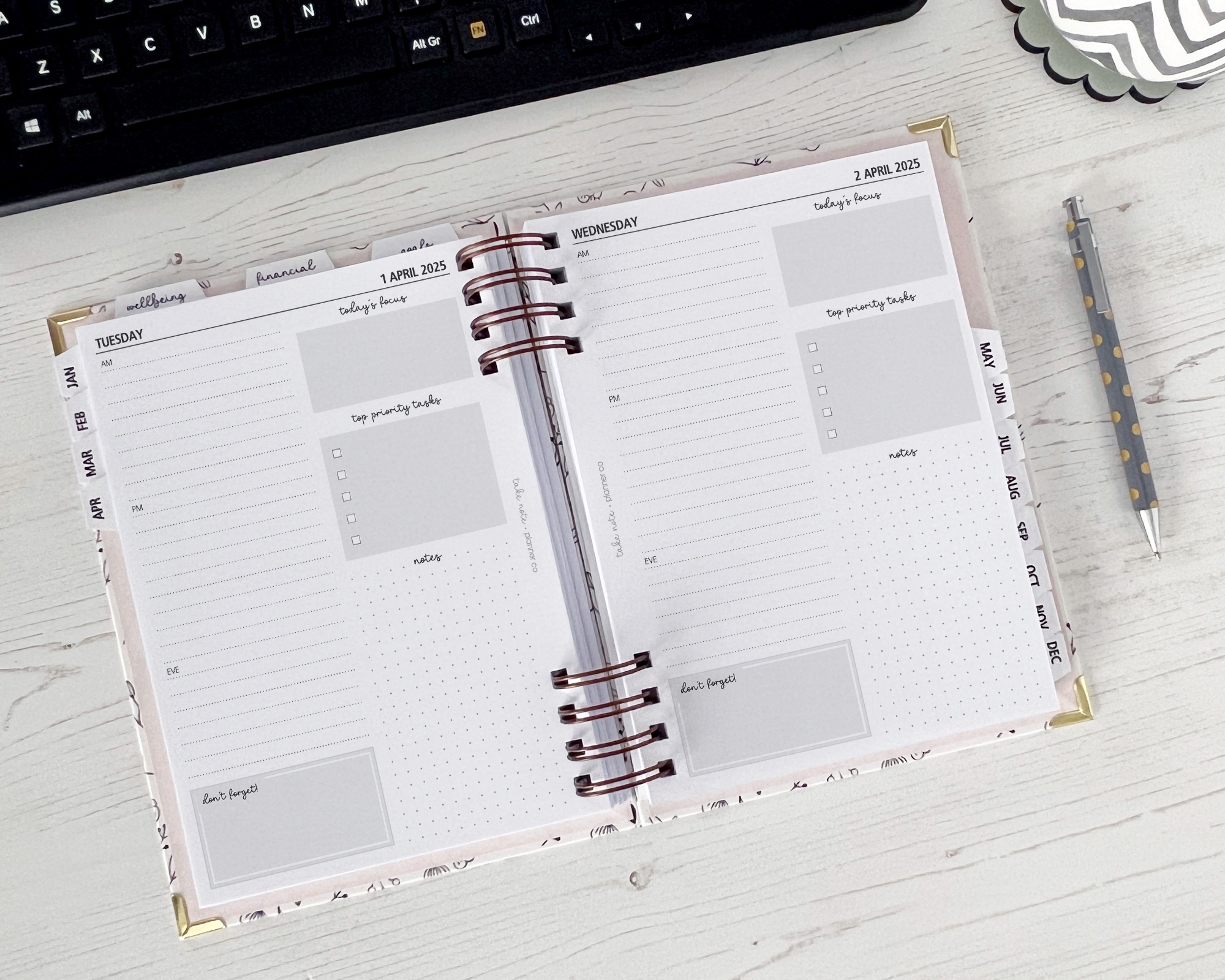 Daily Planner | COMPLETE <!---floral-->