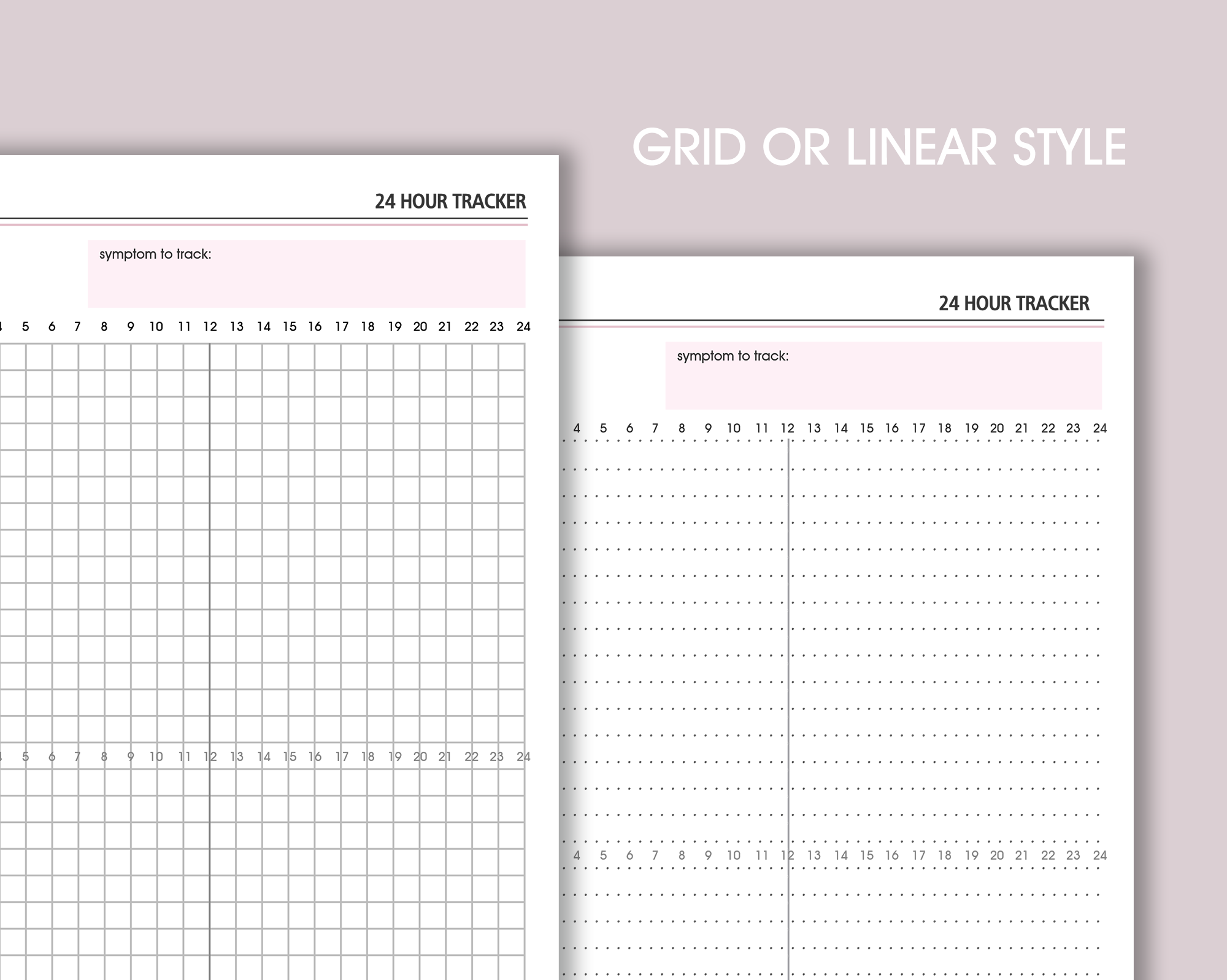 image showing difference between grid and linear styles