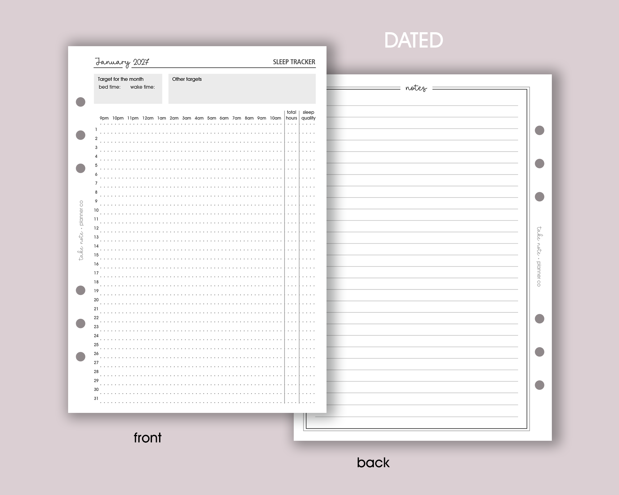 Sleep Tracker Inserts <!---classic-->