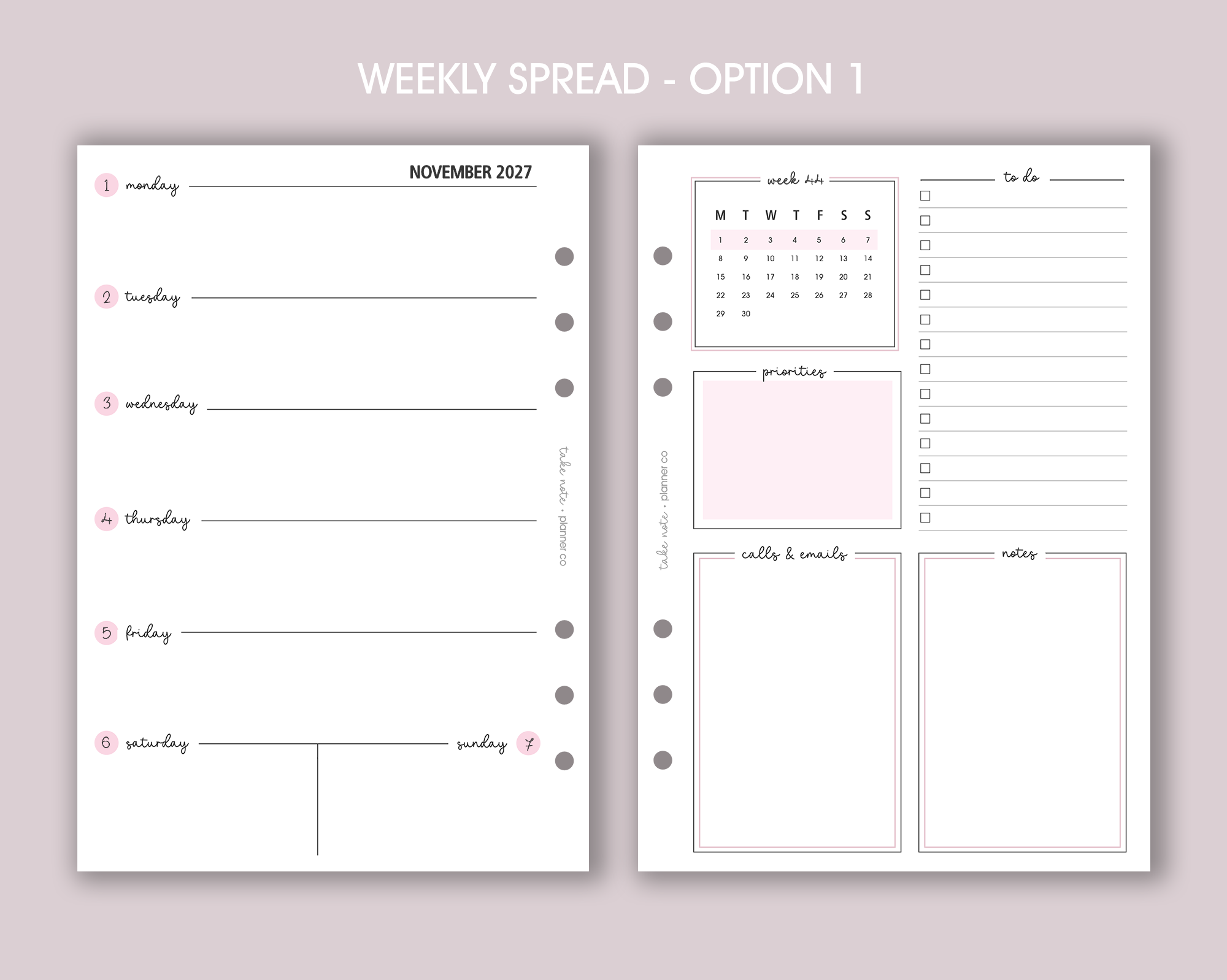 Dated Weekly Inserts <!---classic:WEEK2-->