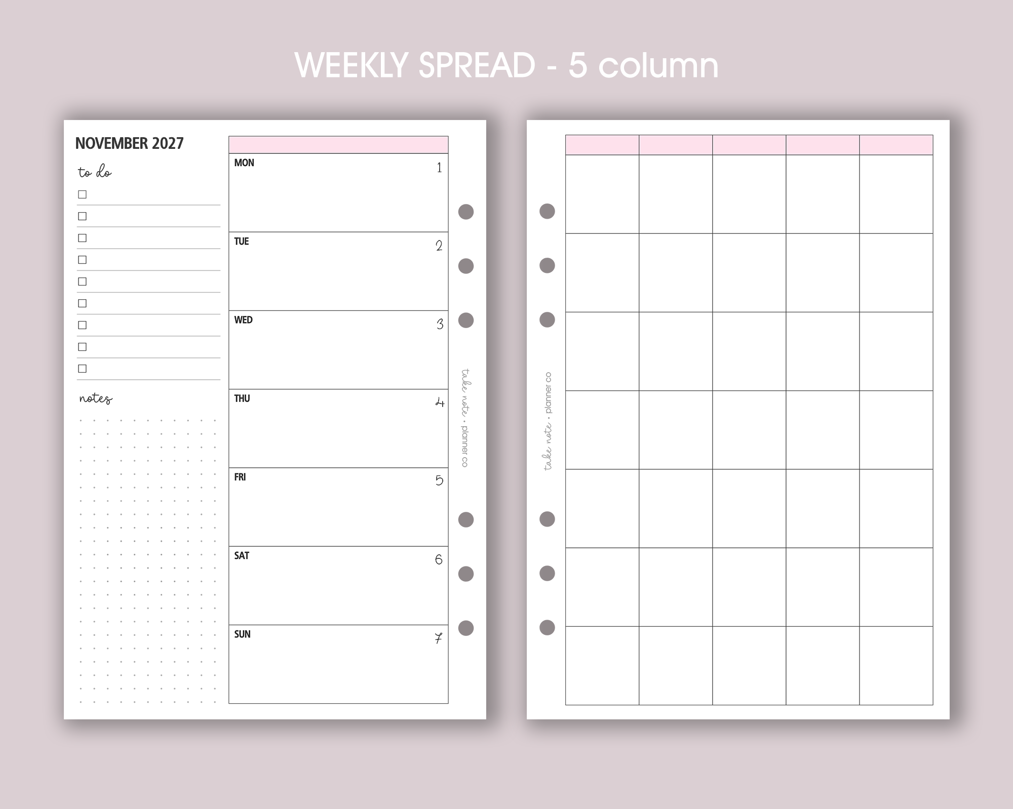 Dated Weekly Inserts <!---classic:WEEK6-->