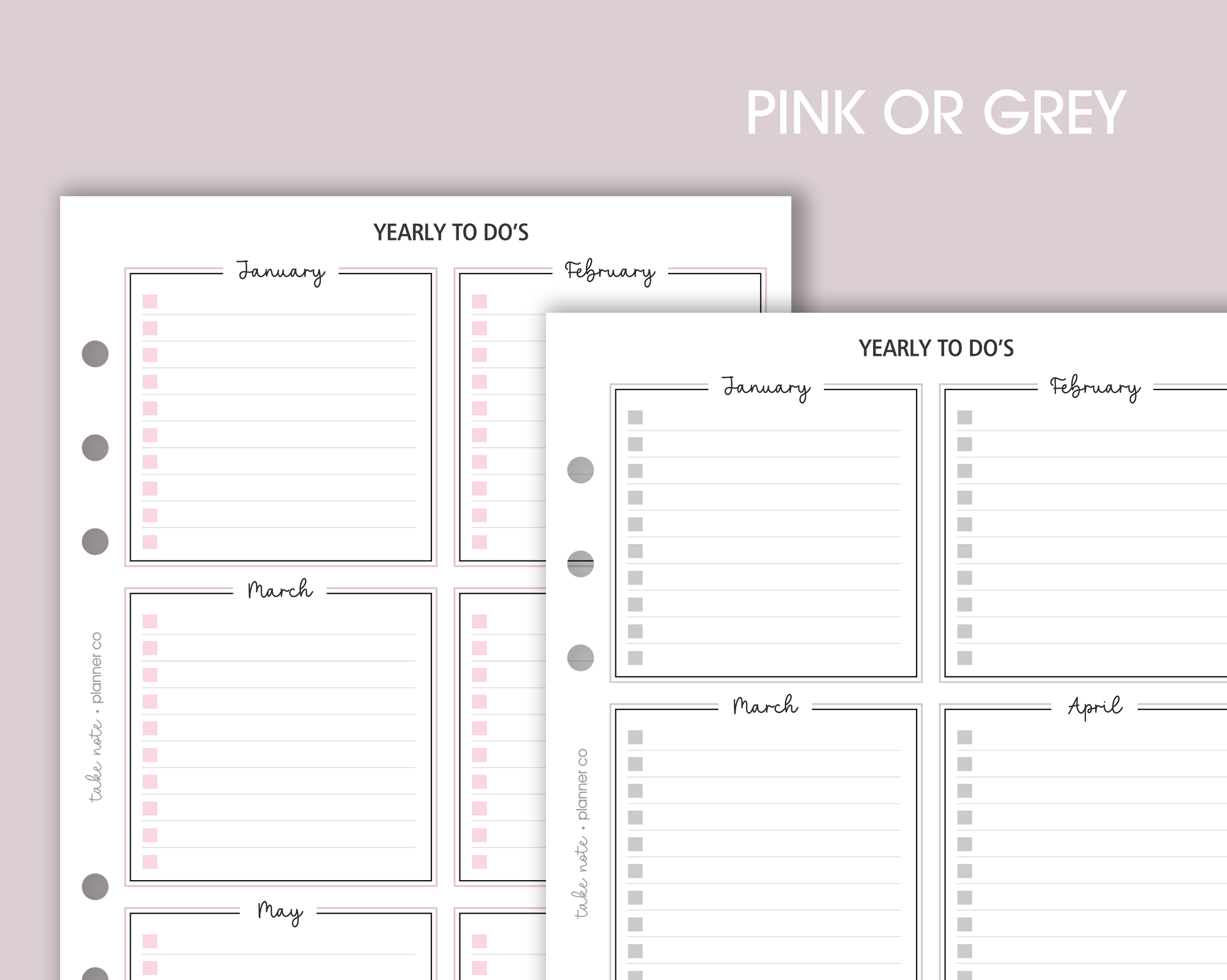 Yearly To Do List <!---classic:TODO3-->