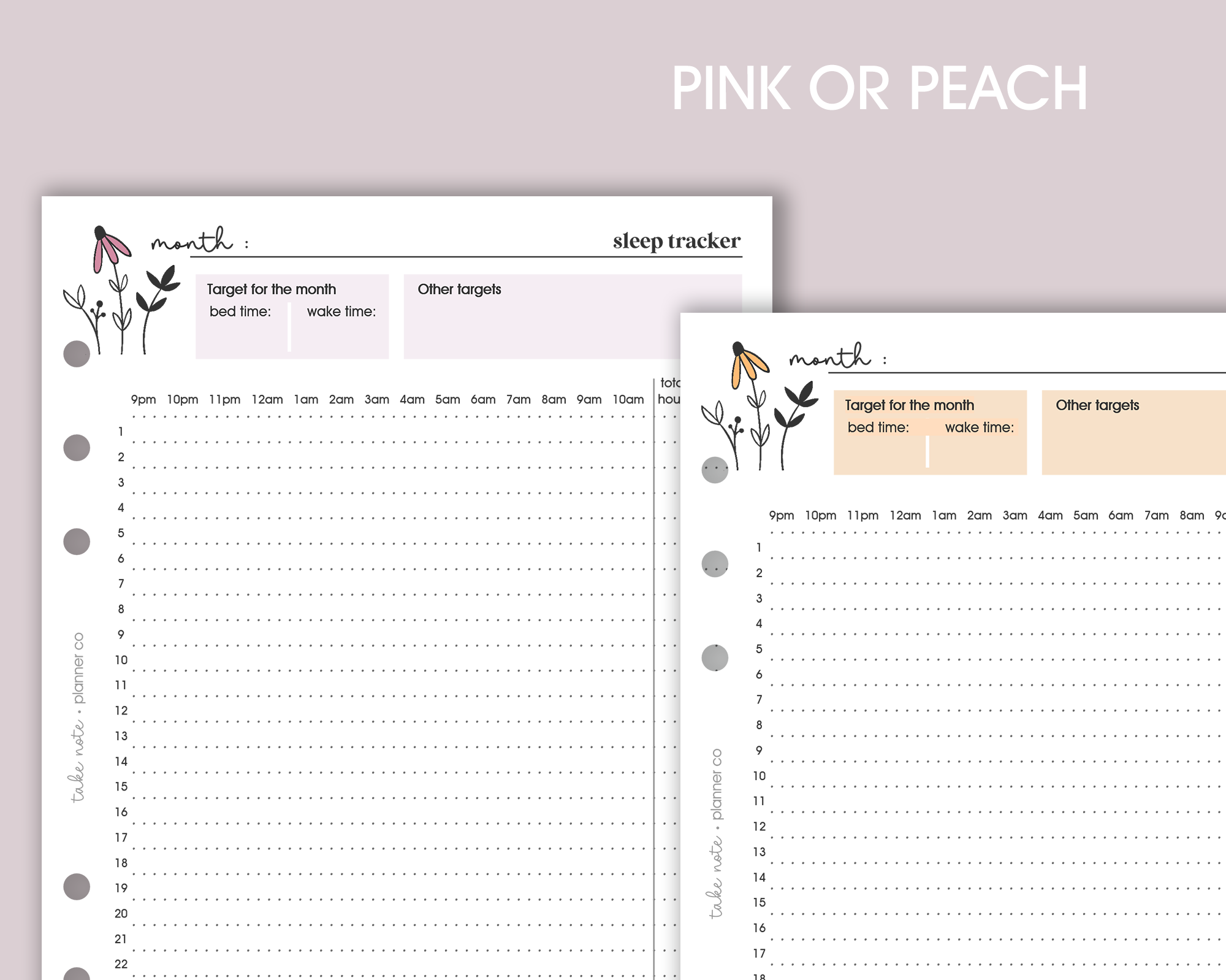 Sleep Tracker Inserts <!---daisy-->