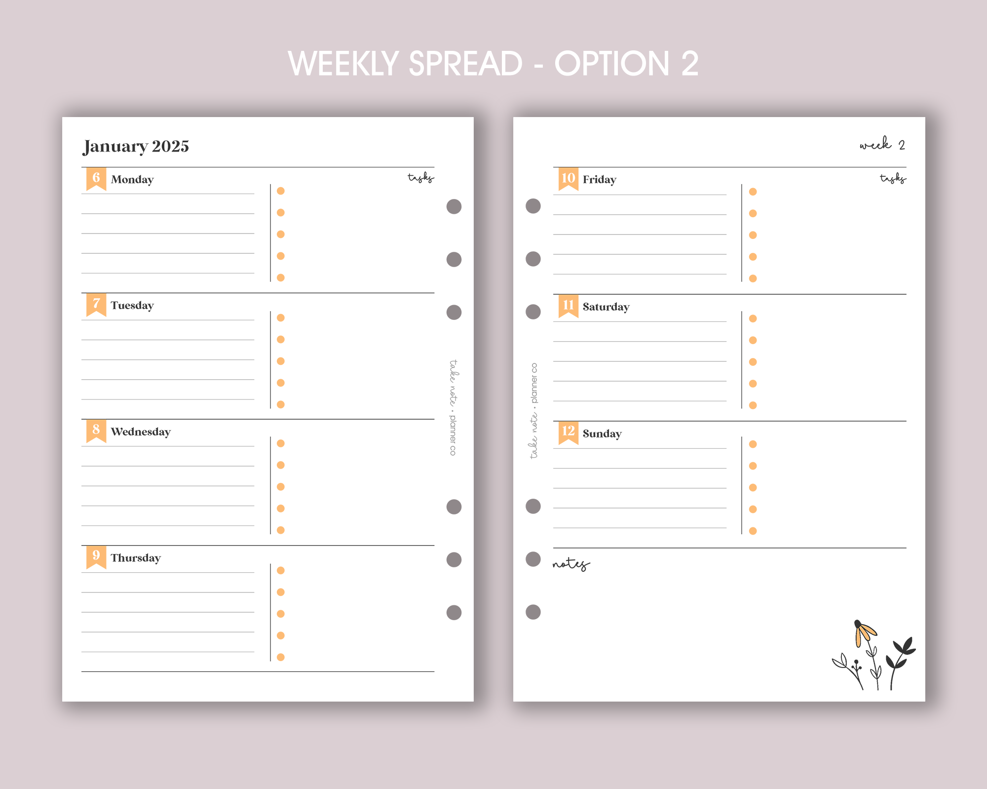 Dated Weekly Inserts <!---daisy:WEEK1-->