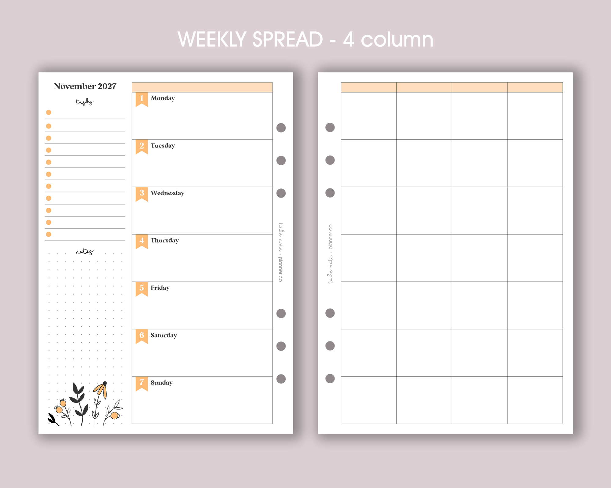 Dated Weekly Inserts  <!---daisy:WEEK6-->