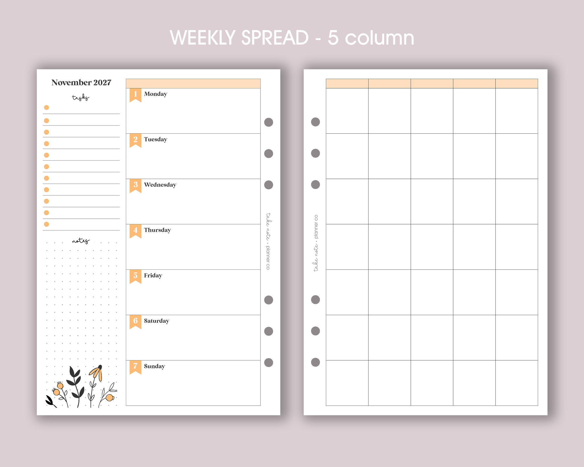 Dated Weekly Inserts  <!---daisy:WEEK6-->
