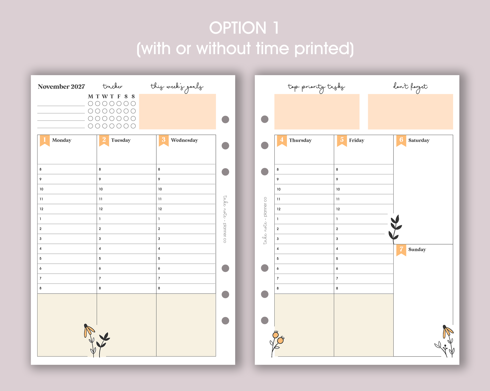 Dated Weekly Inserts <!---daisy:WEEK7-->