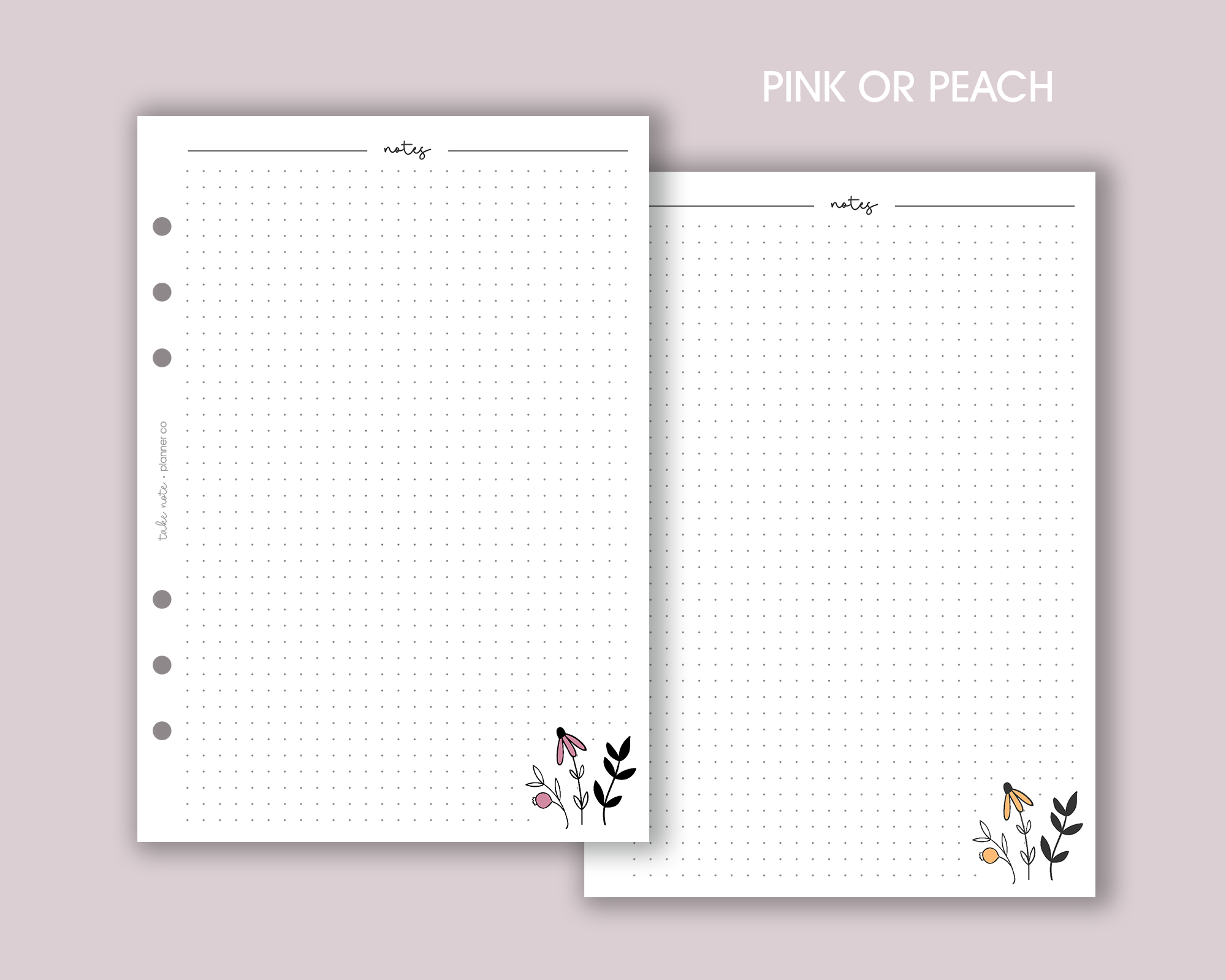 Dotted Note Page Inserts <!---daisy:NOTESdots-->