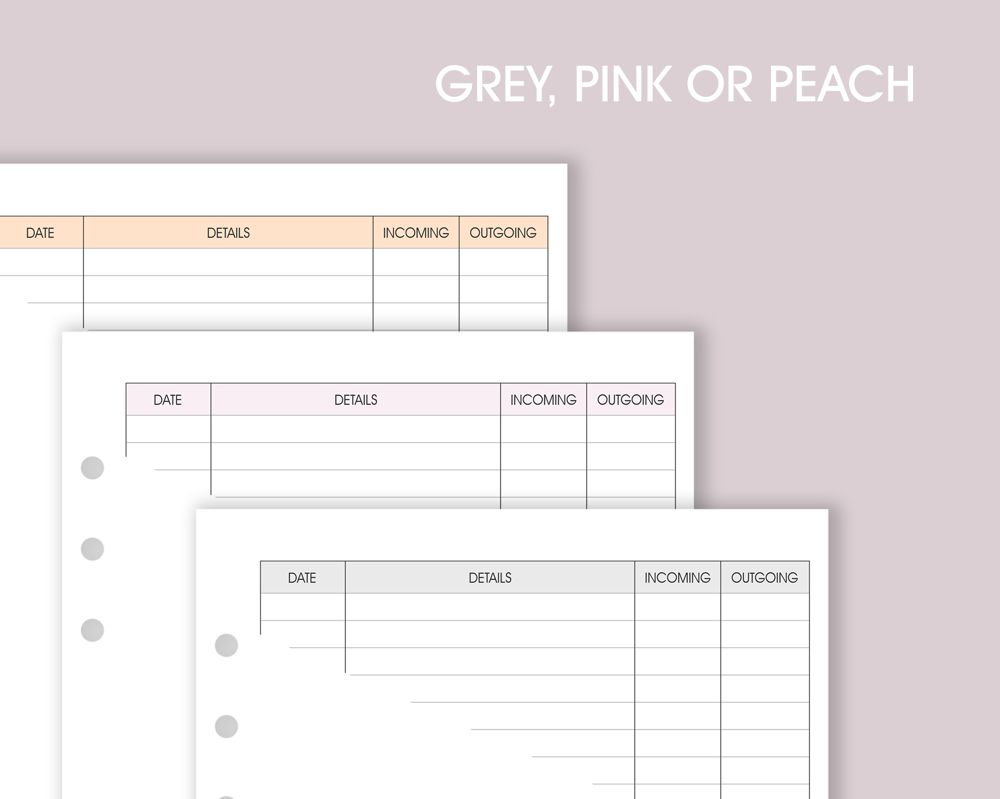 Shopping Wishlist Inserts
