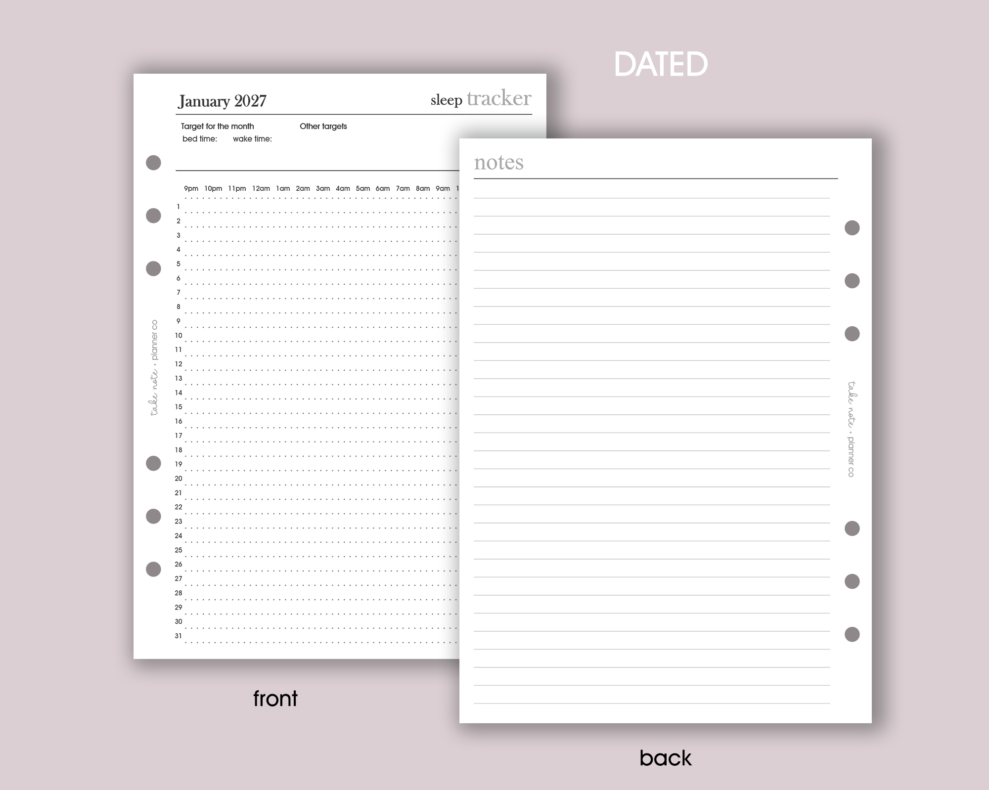 Sleep Tracker Inserts <!---minimal-->