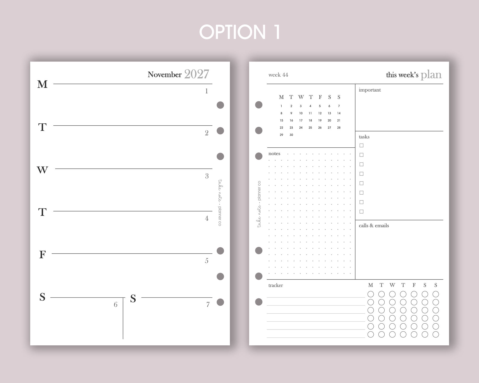 Dated Weekly Inserts <!---minimal:WEEK2-->