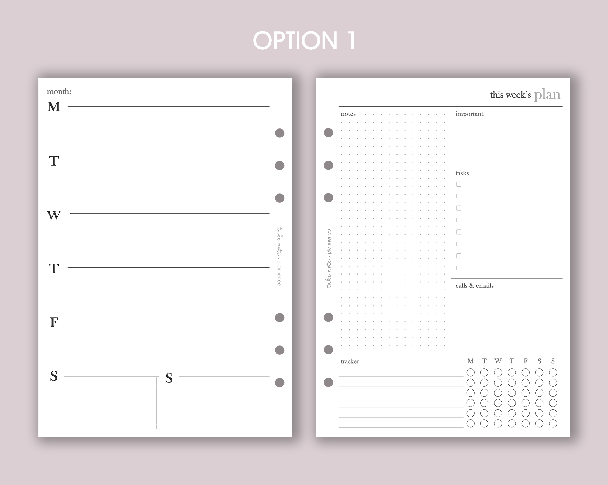 Undated Weekly Inserts <!---minimal:WEEK2-->